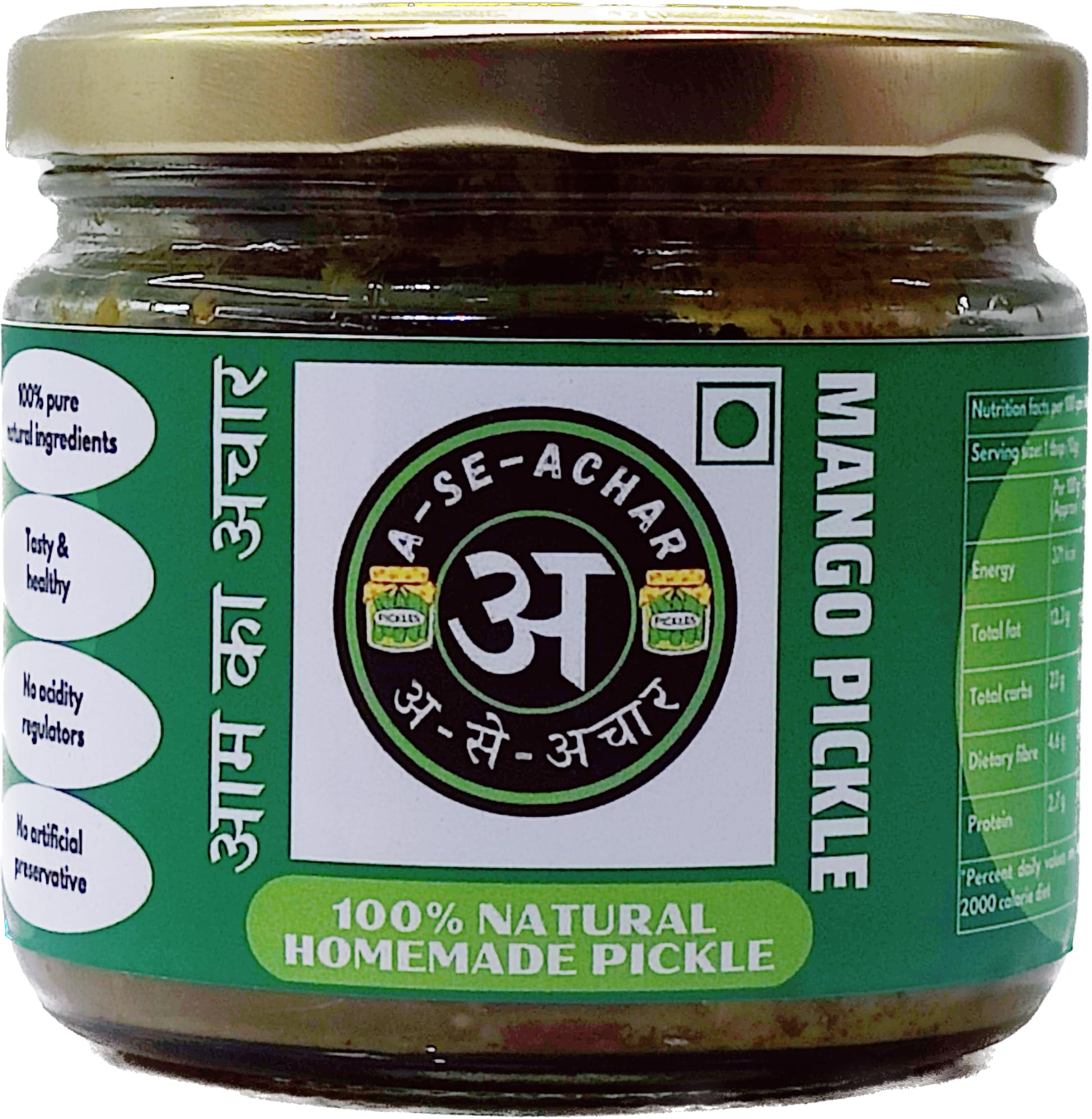 A Se Achar homemade mango pickle 250gm no preservatives authentic traditional indian taste no chemicals ghar ka bana aam ka achar natural handmade pickle (B0CCW2VC7W) Amazon Price History, Amazon Price Tracker