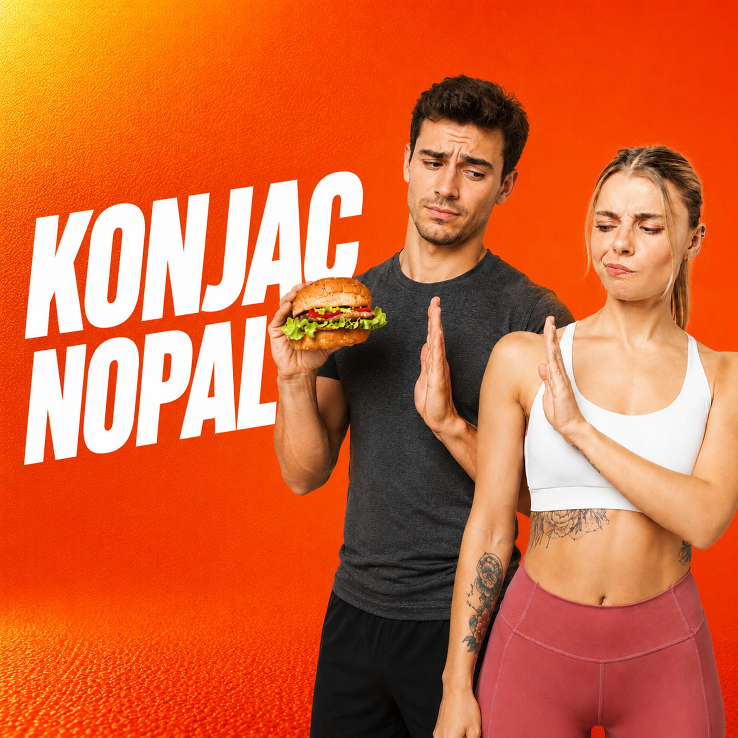 TRYVITE Konjac – Silhouetten-Routine mit Konjak, Nopal, Mate, Guarana & Chrom – Kapseln vor den Mahlzeiten für portionsbewusste Essgewohnheiten – 90 vegane Kapseln