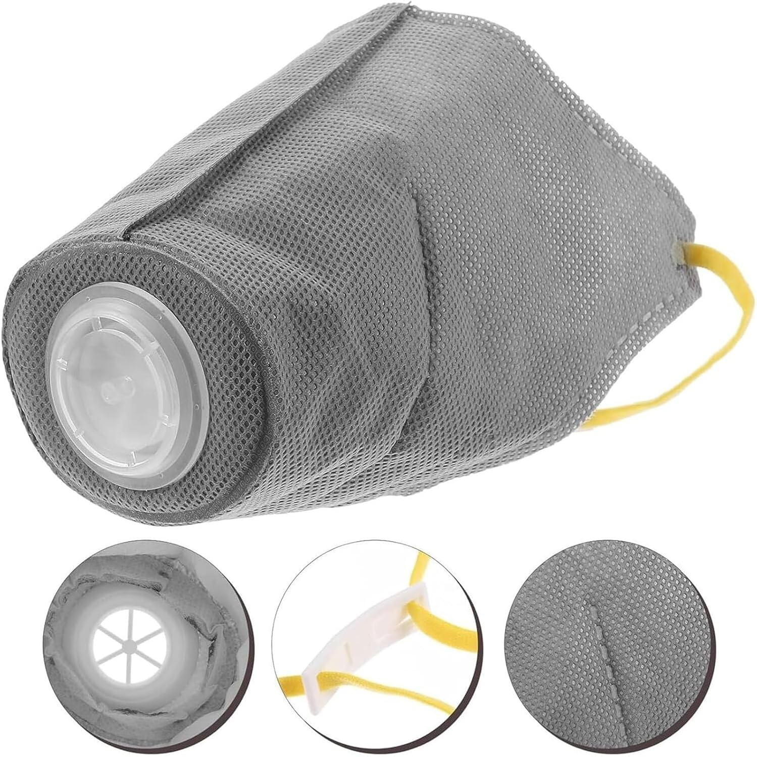 3PCS Dog Breathing Mask, Adjustable Dog Muzzle for Air Protection, Breathable Pet Mask for Dust, Pollen, and Pollution, Small Medium Large(Small)