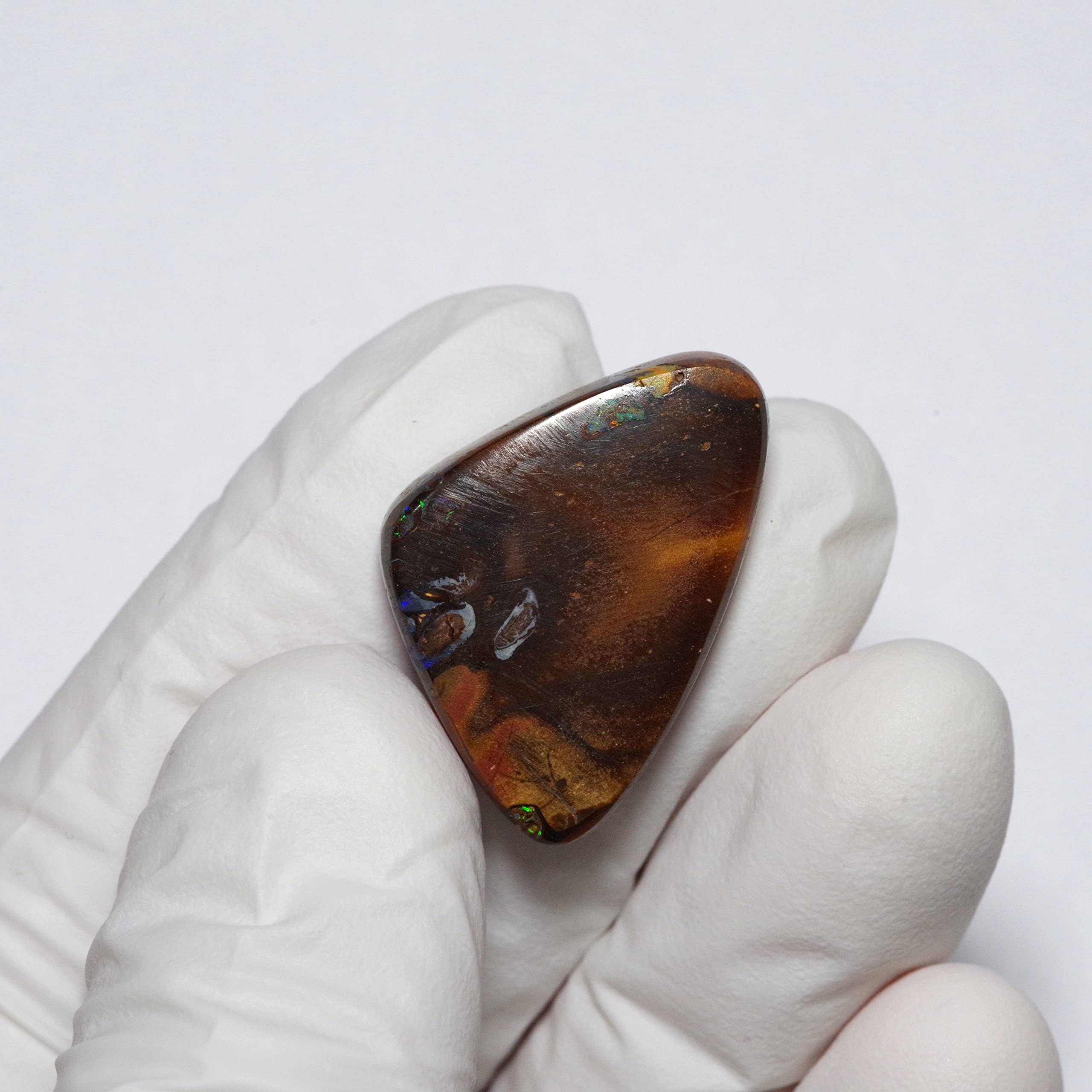 Amazon | [N2 stone Natural] 天然鉱物 ボルダー オパール (Boulder