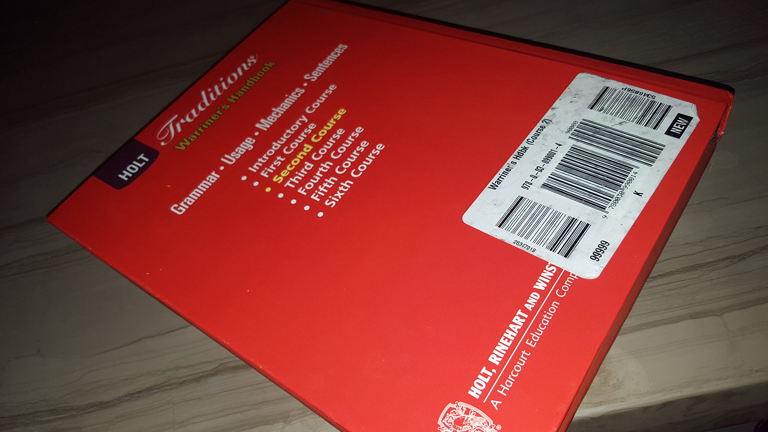 Warriner's Handbook: Second Course: Grammar, Usage, Mechanics, Sentences - Image 3