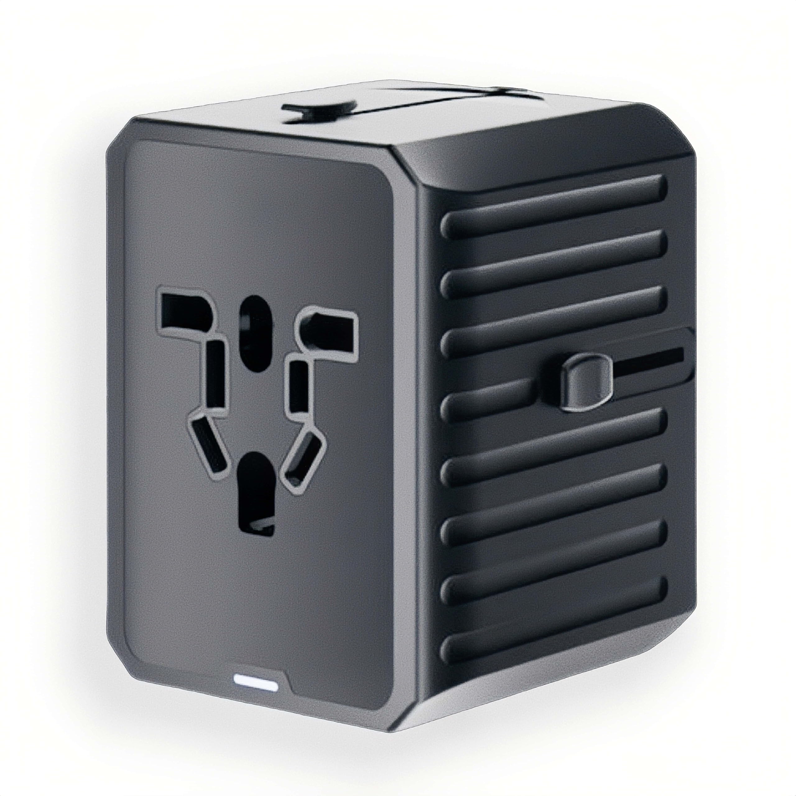 VariForma Travel Plug Adapter, Universal Travel Adapter with 3 USB + 1 Type C, International Power Adapter with UK/US/AUS/EU Plugs and Socket, International Travel Adapter Wall Charger-image-22