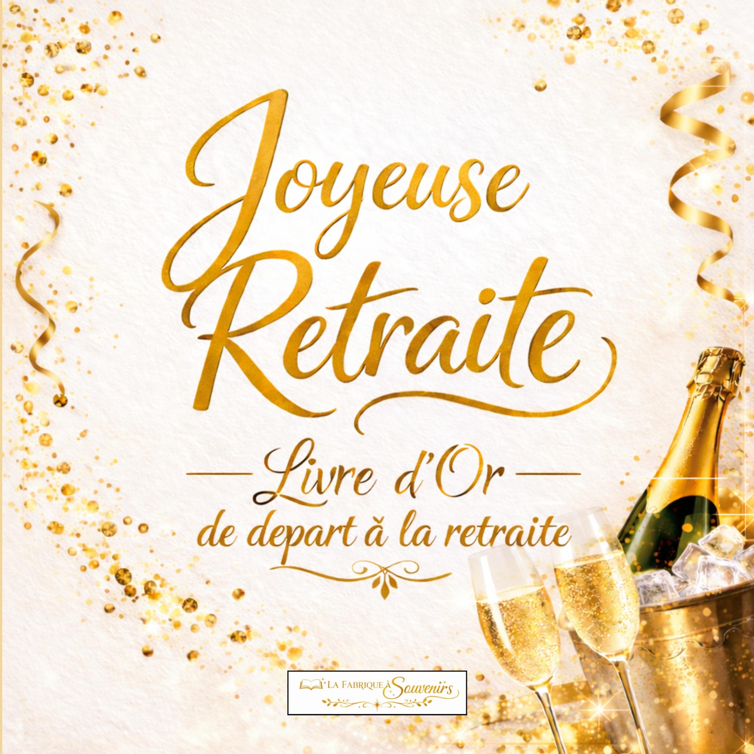 Joyeuse Retraite - Livre d'Or de Départ à la Retraite: La belle vie t'attend ! Livre d'Or à compléter pour un pot de départ - 100 pages de messages, ... pour collègue, ami ou membre de la famille.