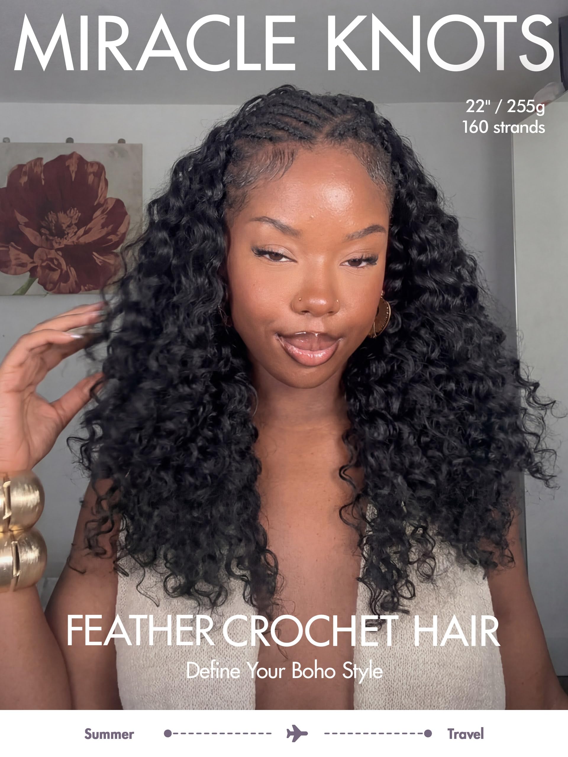 Amazon.com : LUVME Deep Wave Crochet Hair for Black Women, 20 Inch