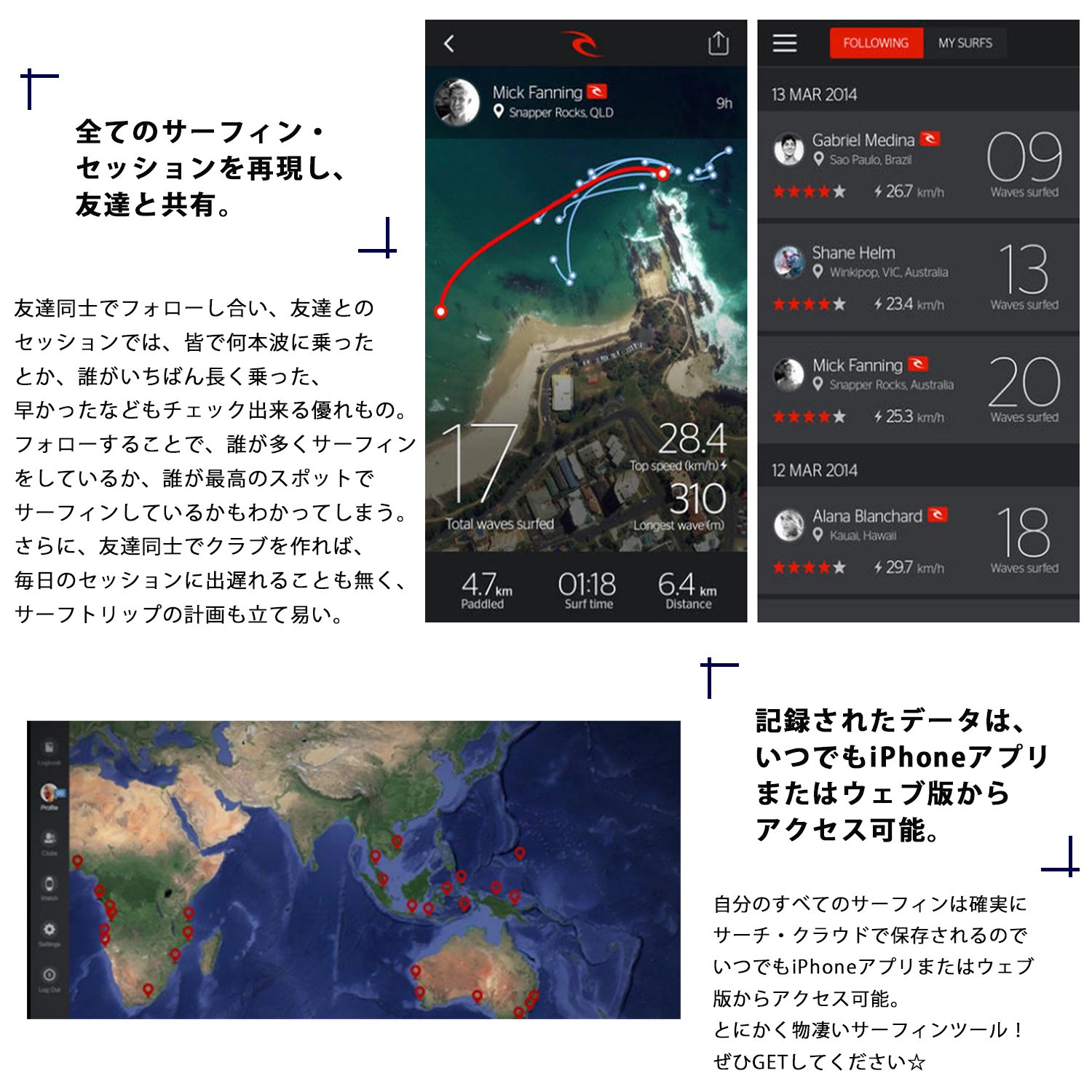 Amazon.co.jp: (リップカール) RIPCURL 時計 ウェアラブルGPS