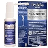 Minoxidil Hair Growth Treatment for Men: Clinically Proven 5% Minoxidil Treatment for Hair Loss & Thinning - Extra Strength Hair Regrowth Treatment & Scalp Nourishment - Made in USA - 2 FL OZ