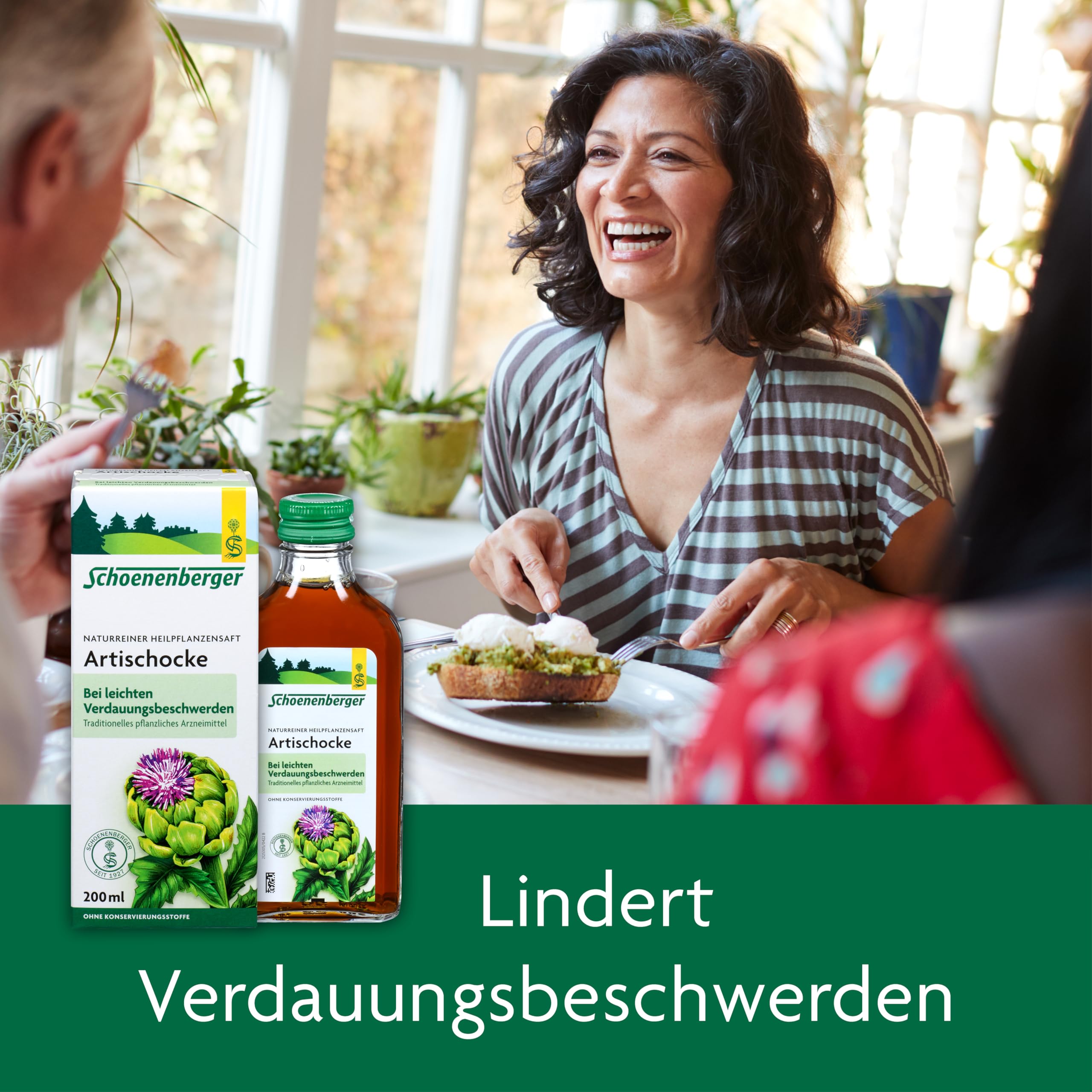 Schoenenberger - Artischocke naturreiner Heilpflanzensaft - 3x 200 ml - freiverkäufliches Arzneimittel - bei leichten Verdauungsbeschwerden - verbessert die Fettverdauung