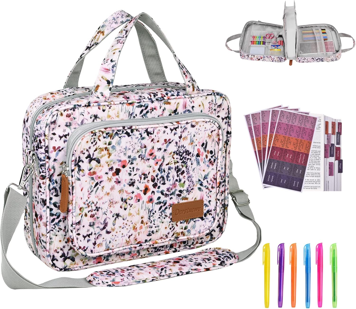 Derstuewe Bible Cover, Book Case Church Bible Protective