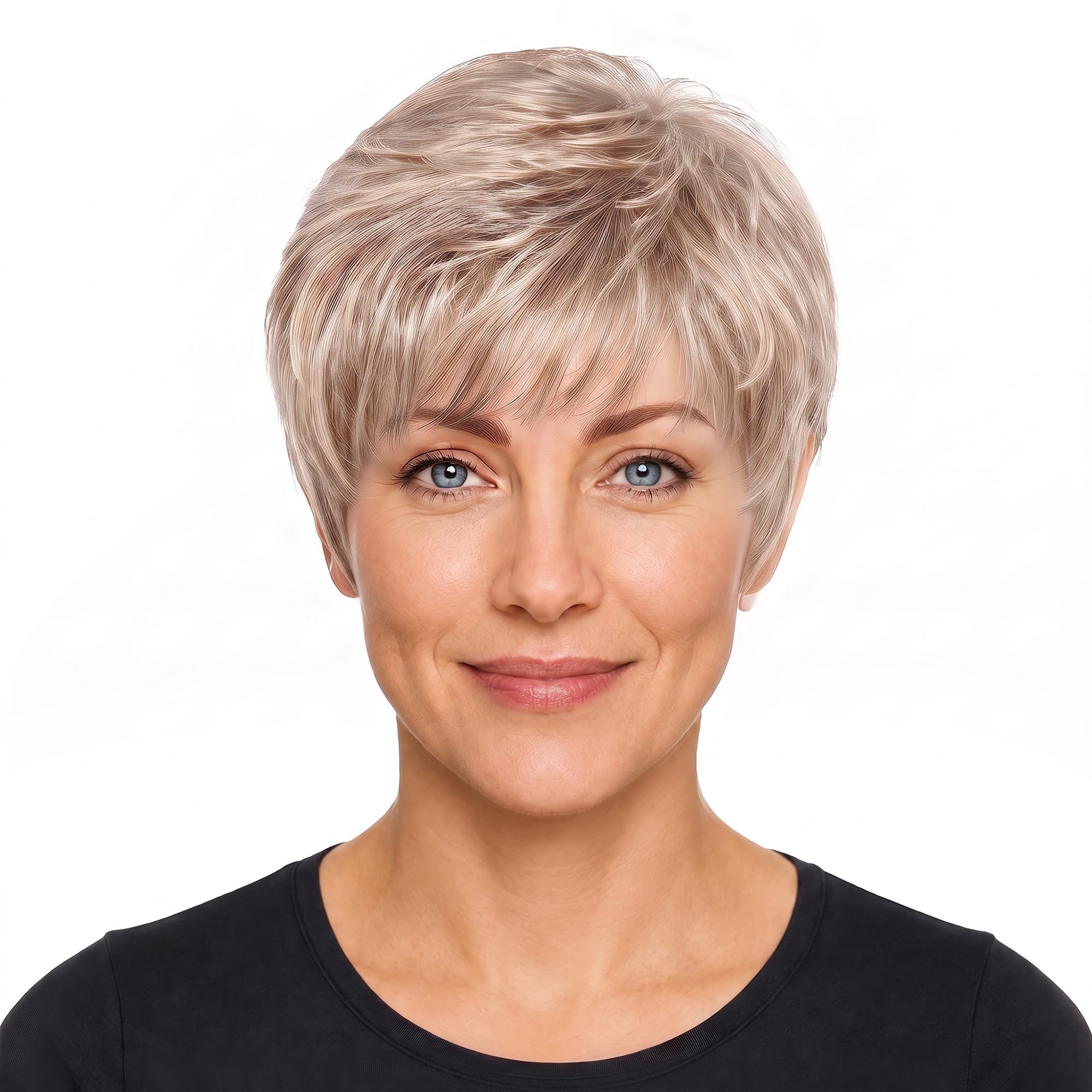 Raquel Welch Women's Pixie Cut Short Blonde Wig, WINNER R1621S+ Glazed Sand