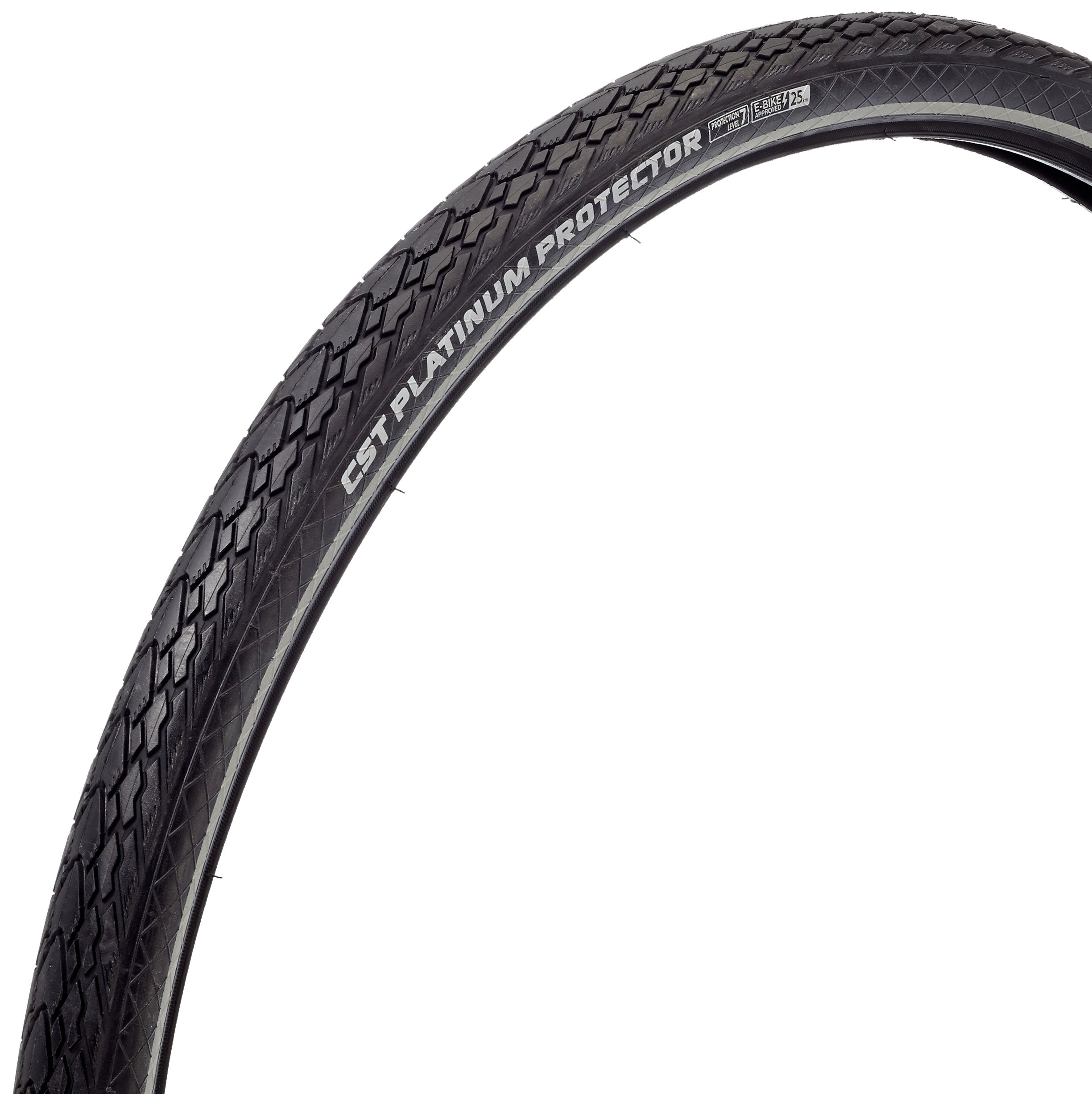 CST Platinum Performance Fahrradreifen – 28 Zoll, Größe 37-622, Schwarz, Hochwertige Bereifung