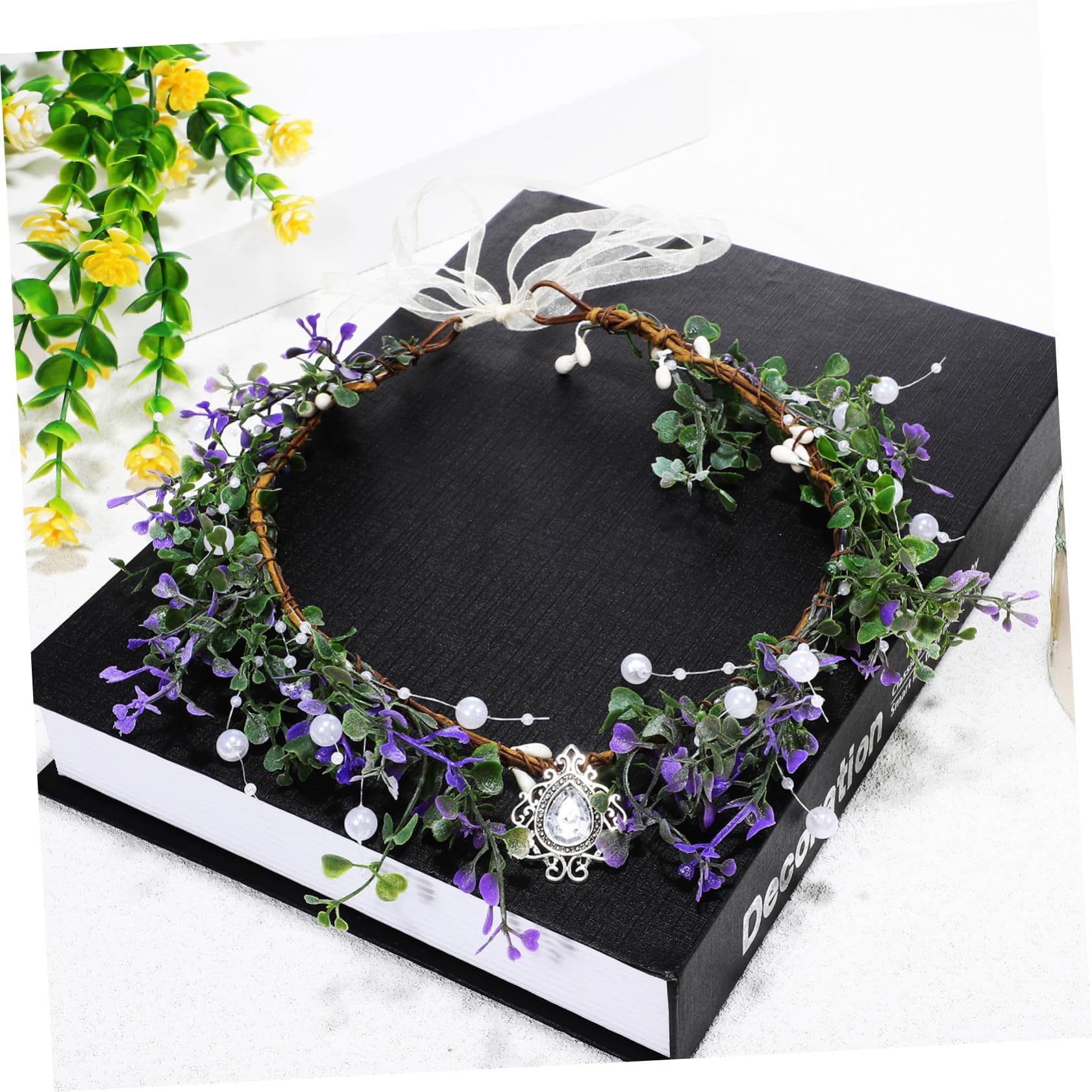 VALICLUD 8stücke Blumenkrone Stirnband Für Frauen Handgefertigte Haarschmuck-kopfbedeckung Mit Einzigartigem Strass Für Hochzeit Party Und Besondere Anlässe