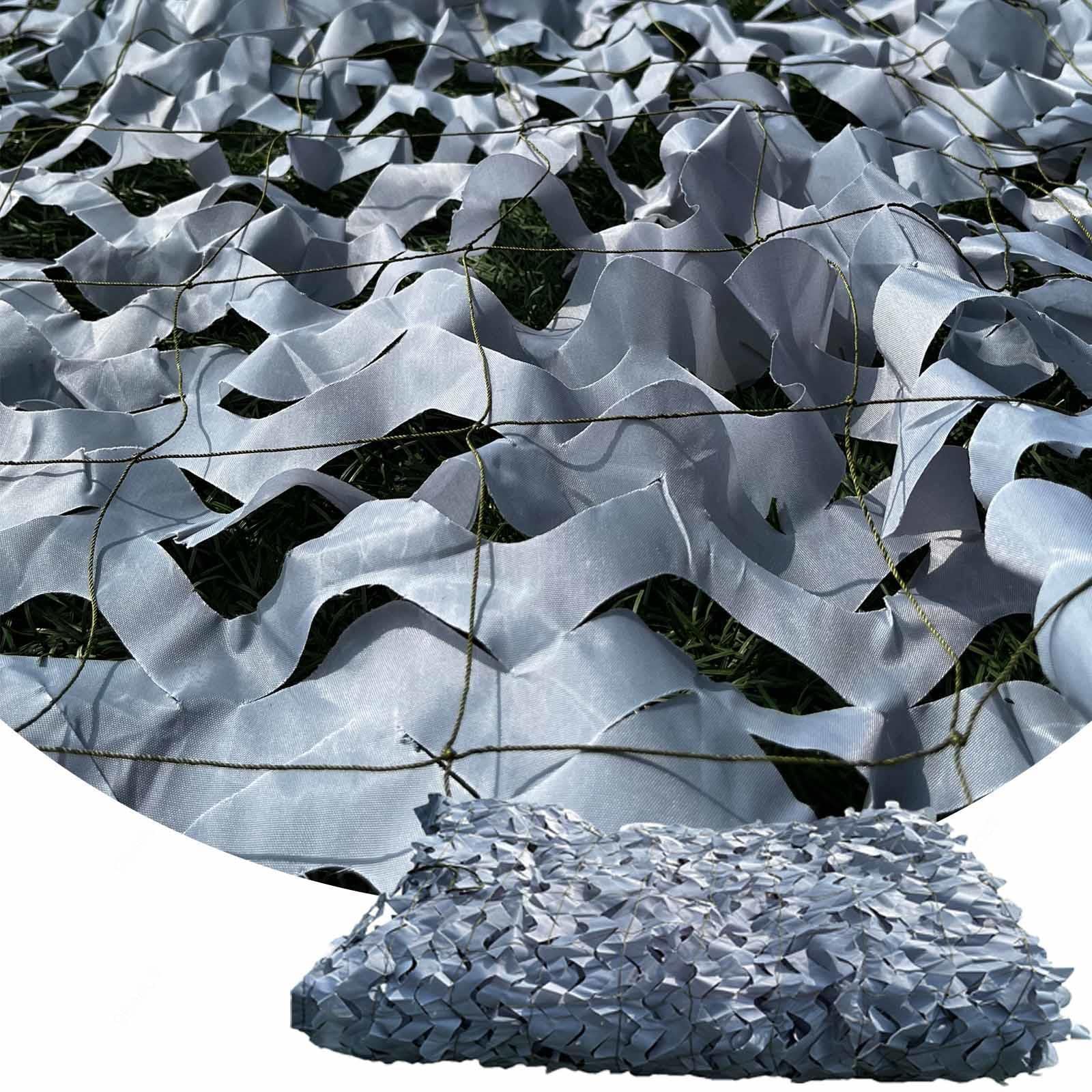 Dzhtuf Grey Blackout Camo Net, Camo Netting,2X3m,3X4m,4X5m,5X5m,Reinforced Military Hunting Ouflage Net Cover,Army Waterproof Camouflage Net,Military Theme Party Decoration,-4X6m(157.48*236.22In)