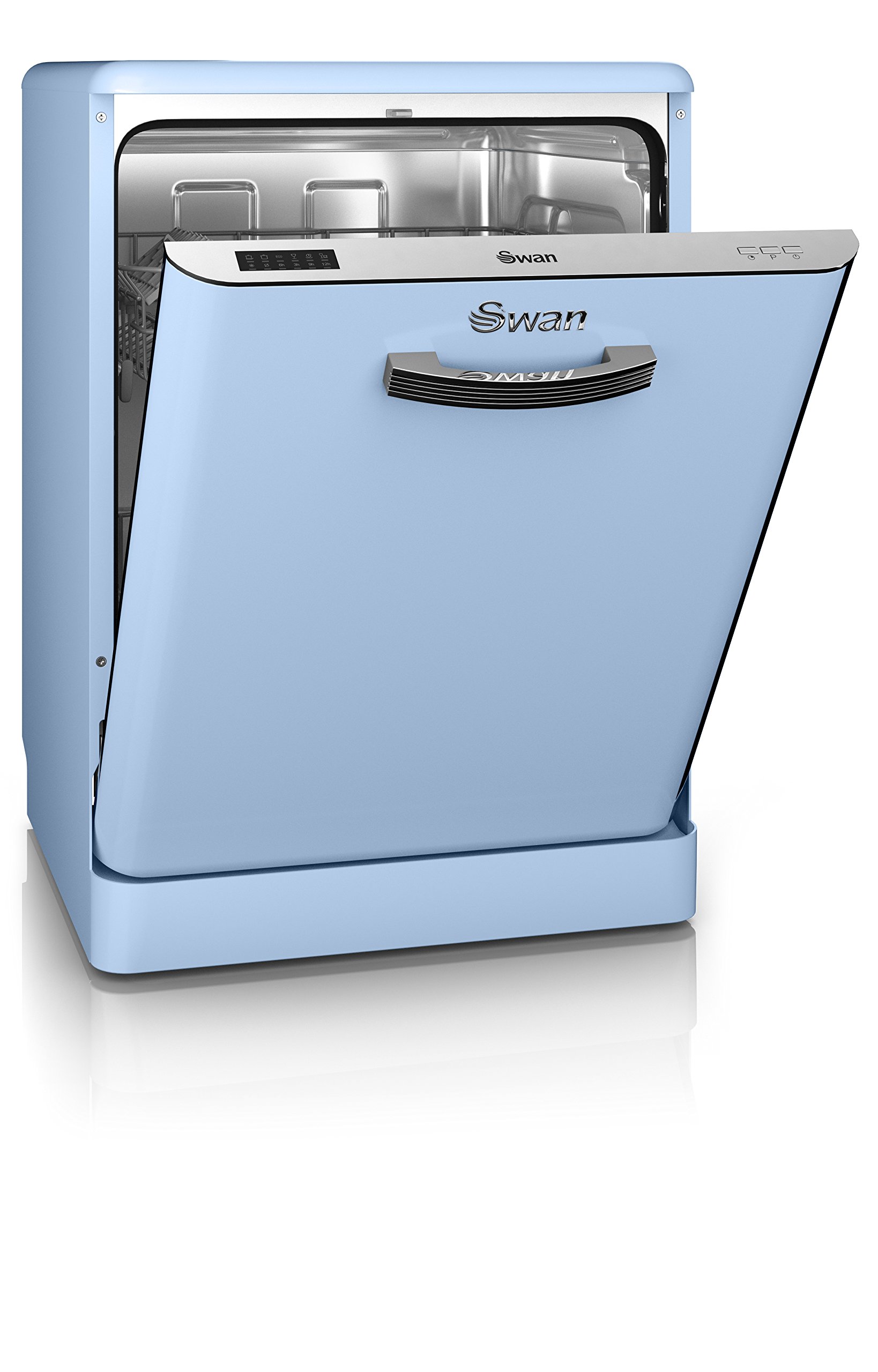 Swan SDW7040BLN Retro Dishwasher, Blue [Energy Class A++]