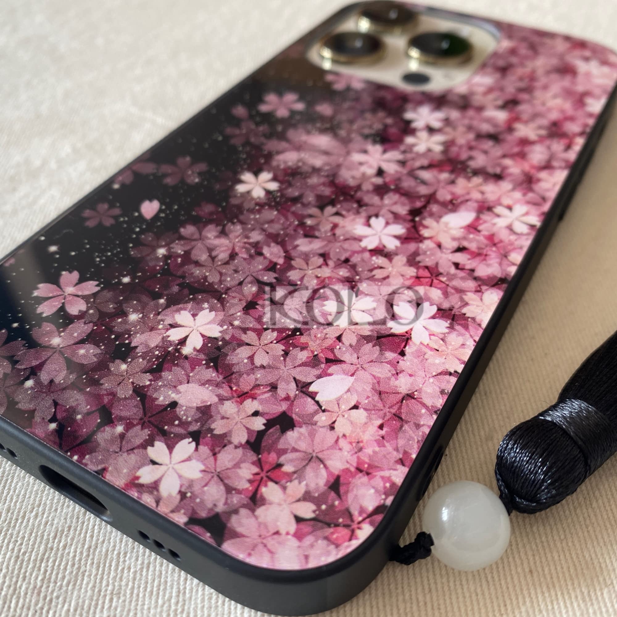 Amazon.co.jp: KOLO【桜 花びら横 小】iPhone対応 14 Pro