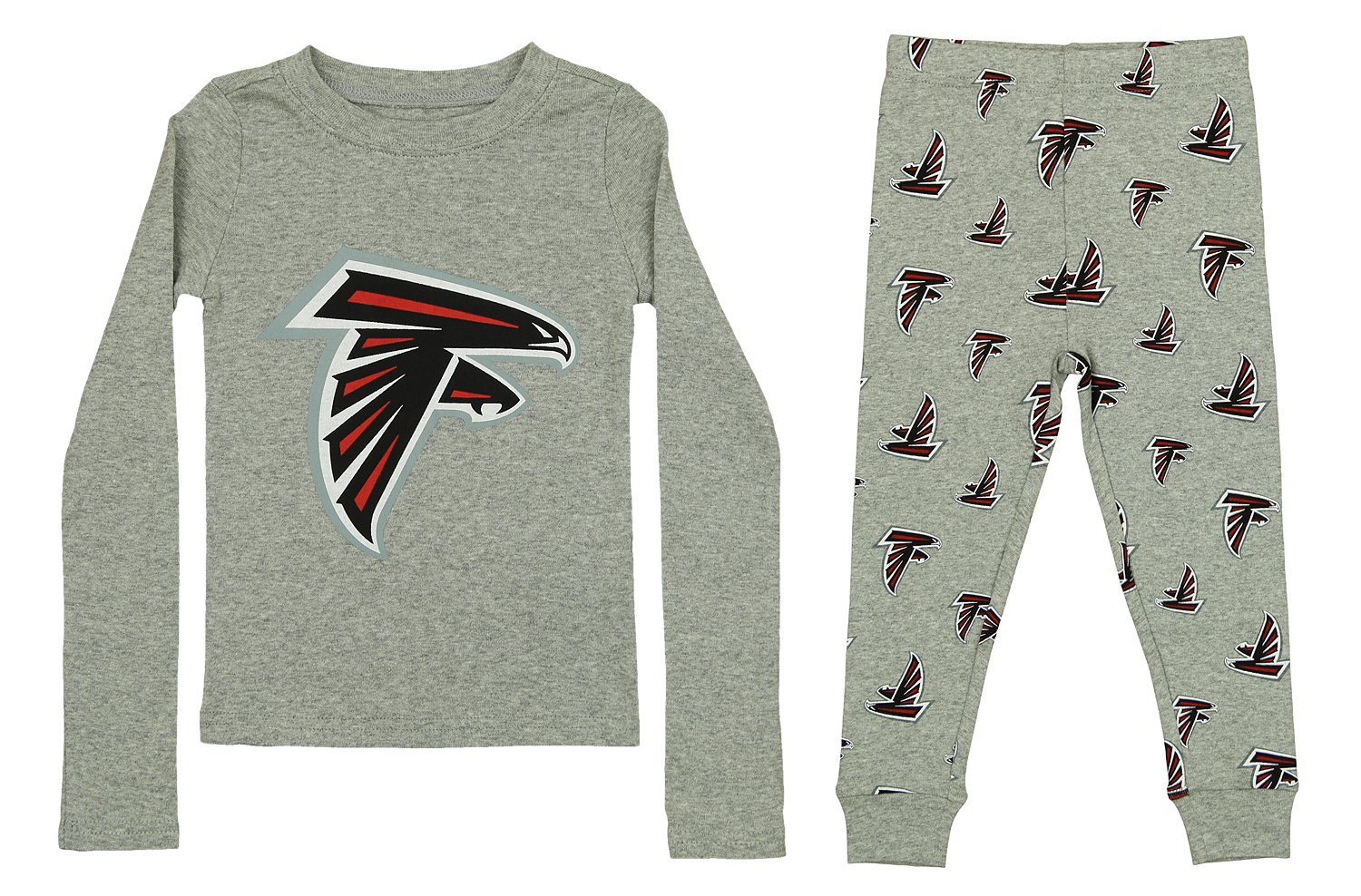 Outerstuff NFL Toddlers Pant and Long Sleeve Shirt Two-Piece Set (Atlanta Falcons, 3T)