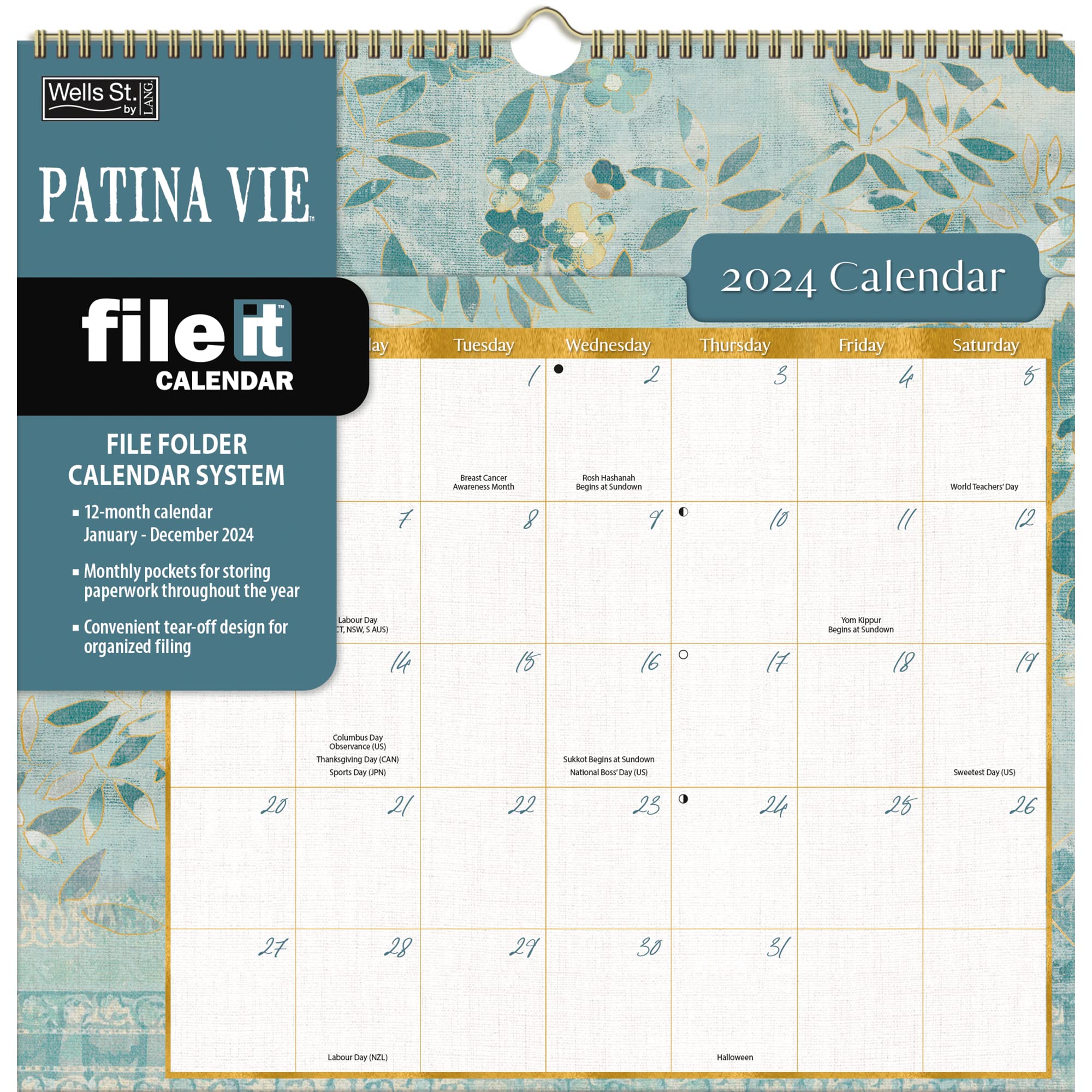 WSBL Patina Vie 2024 File-It™ Calendar (24997006041)