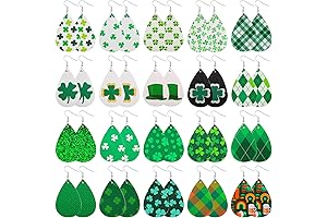 Express Your Green Spirit: 20 Pairs of Enchanting St. Patrick's Day Earrings