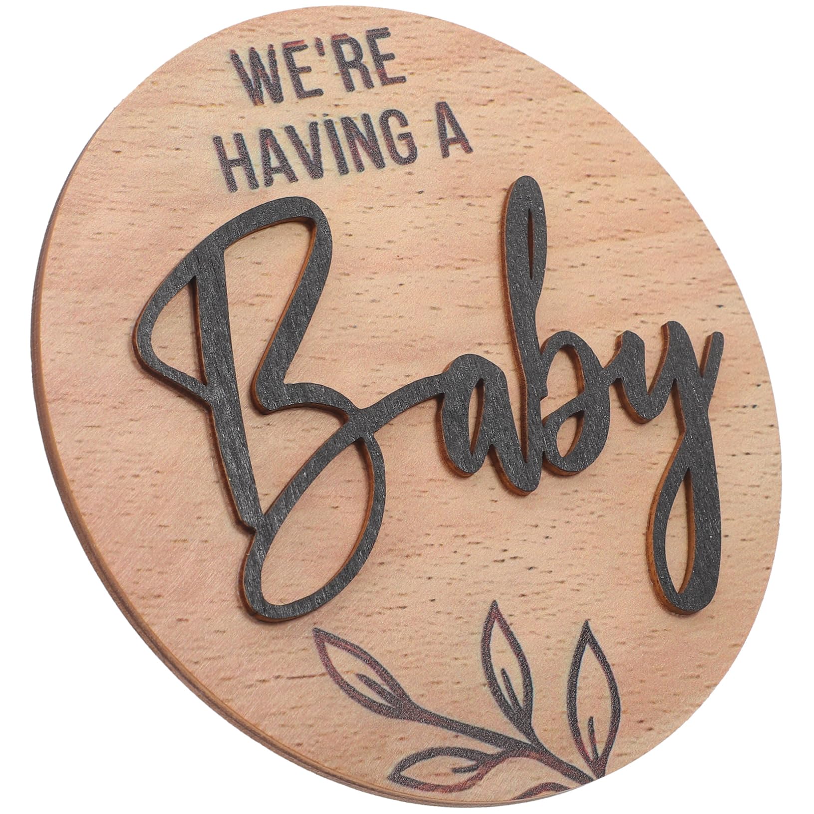 Beatifufu Newborn Sign Name Handmade Wooden Birth Announcement Arrival Decor for Home