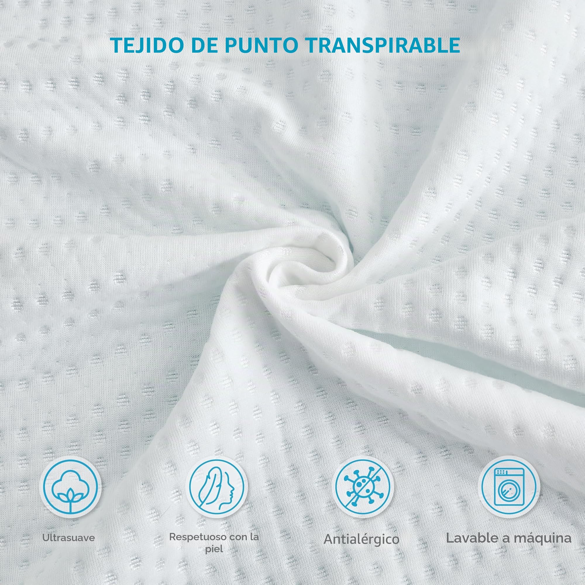 Degrees of Comfort Topper para colchones de 160 x 200 cm, 8 cm de altura, dos grados de dureza H2&H3, colchón de espuma viscoelástica de gel con funda de colchón transpirable extraíble, certificado