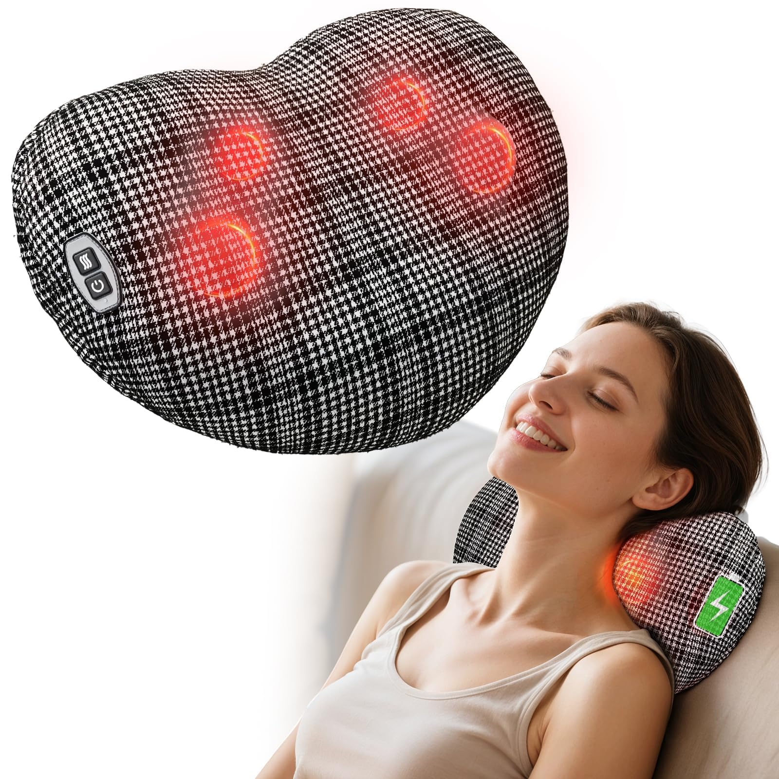 CuPiLo Back Massager for Pain Relief, Birthday Gifts for Women Men Mom