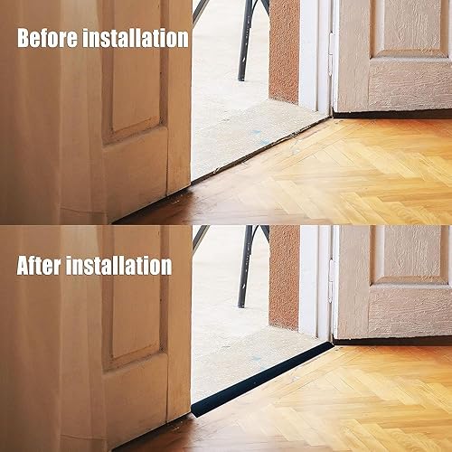 Miniatura 5 de Tira de transición para piso, rampa de umbral de 36 pulgadas, umbral de 34 a 45 pulgadas, rampas de umbrales para puertas, reductor de bordes de