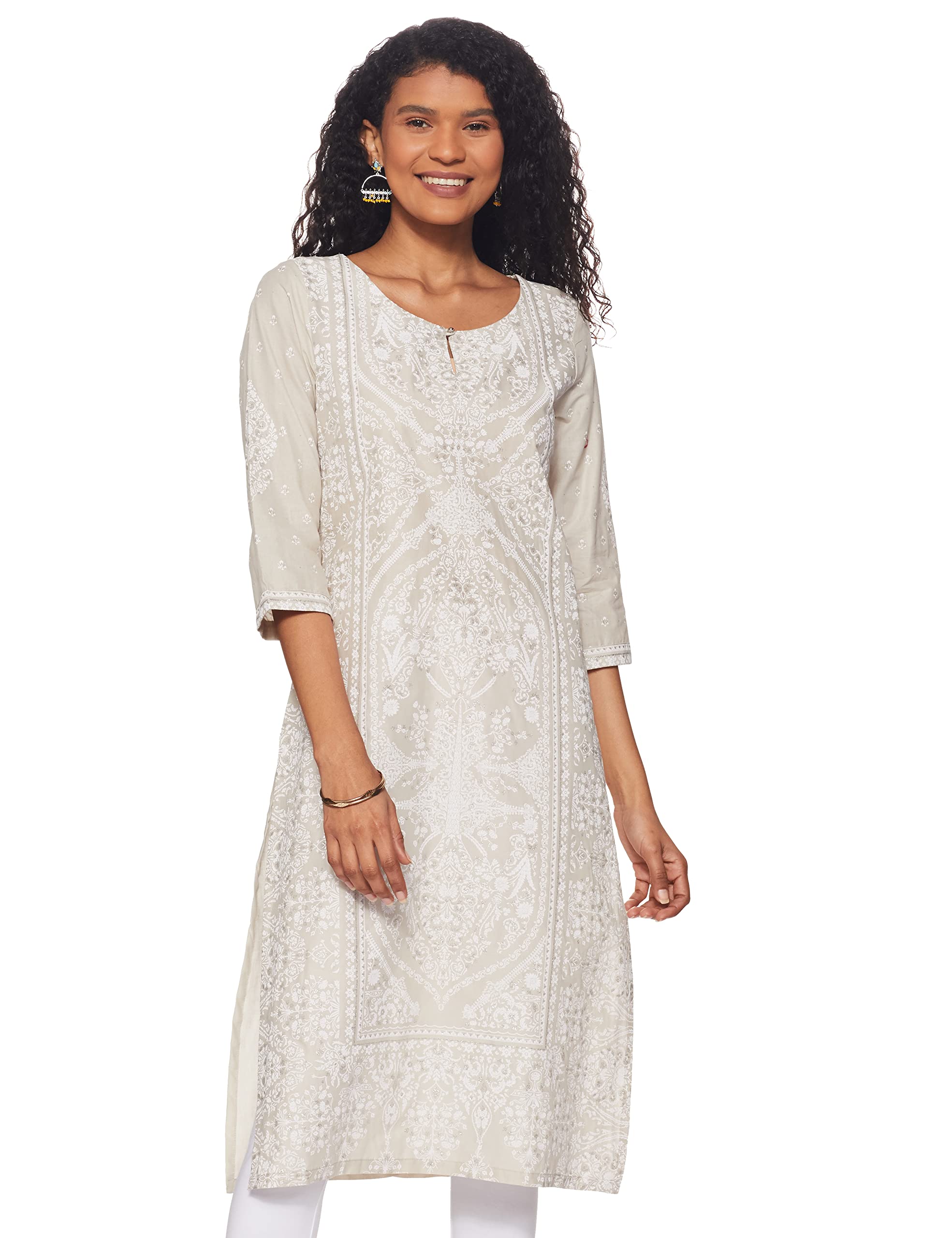 W for WomanWomen's Cotton Straight Kurta
