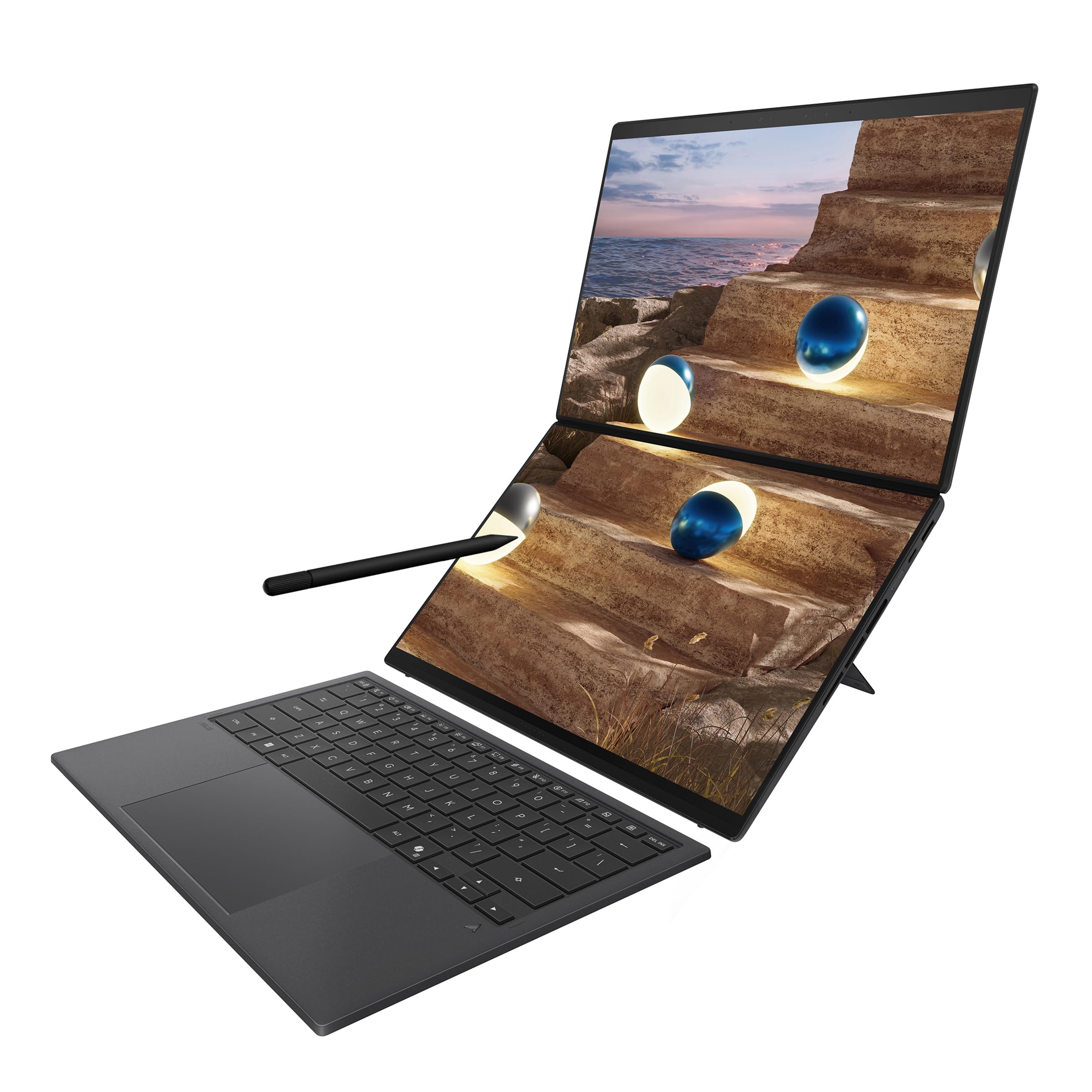 ZenBook FlipSUX371EA ASUSタッチパネルマウスパッド付 ASUS Laptop Zenbook Duo (2026), tela sensível ao toque OLED 3K