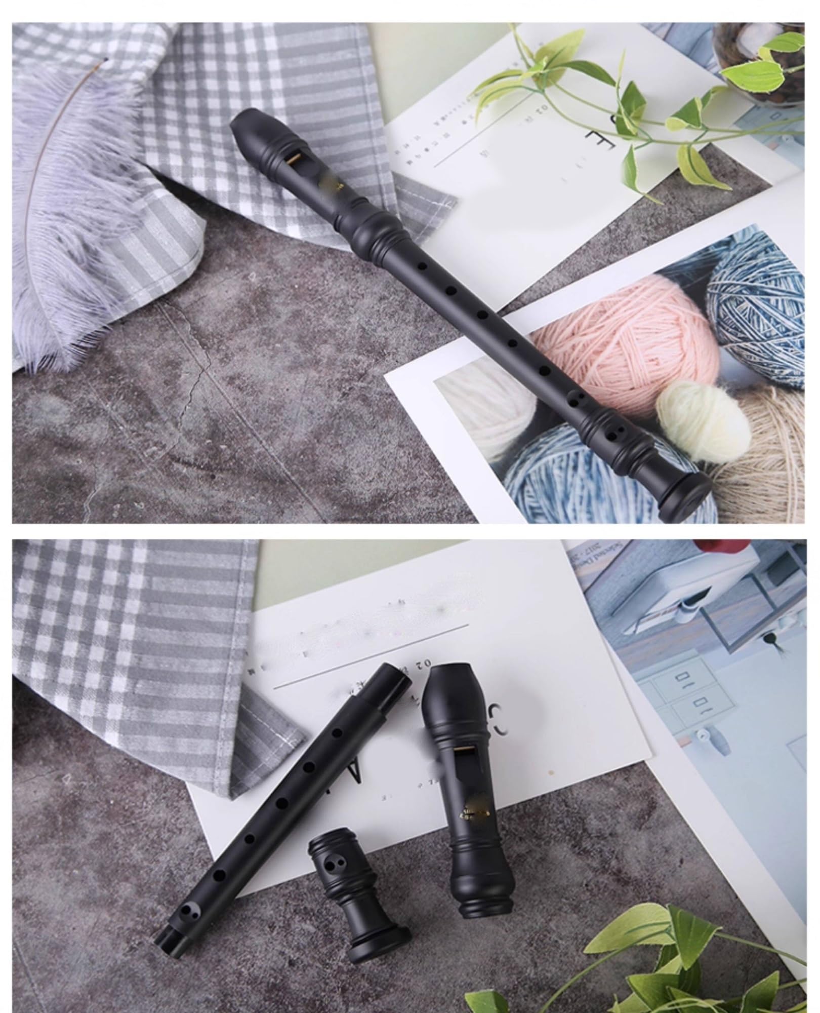 Flauto Dolce Professionale Strumento A Fiato In Stile Barocco Con Registratore A 8 Fori In Do Acuto