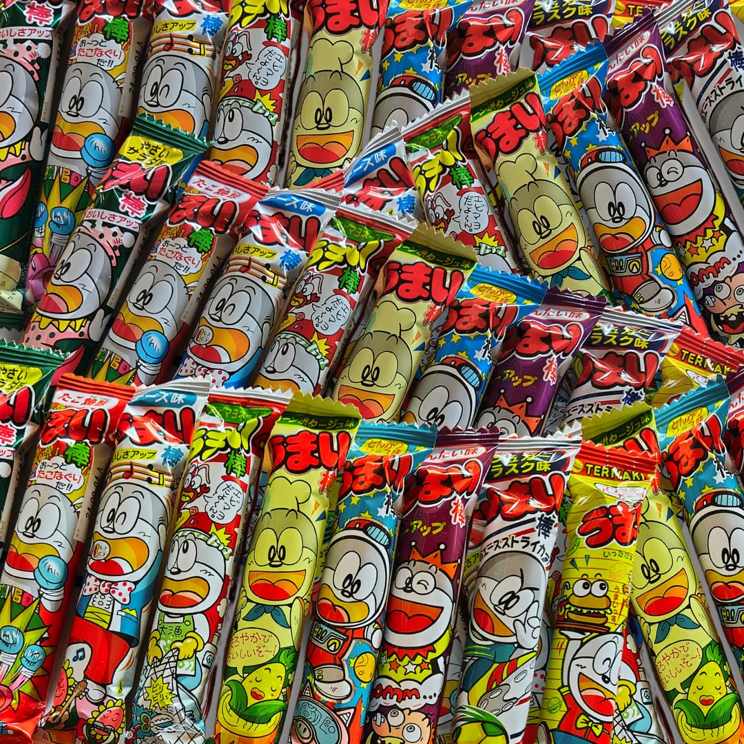Amazon.co.jp: 【180本セット】やおきん 駄菓子 うまい棒 6種類 各30