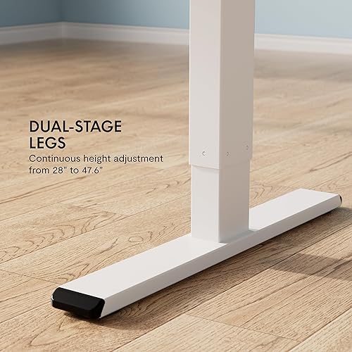 Miniatura 5 de Flexispot - Escritorio eléctrico de pie con altura ajustable, soporte para escritorio para oficina en casa, oficina o mesa de trabajo