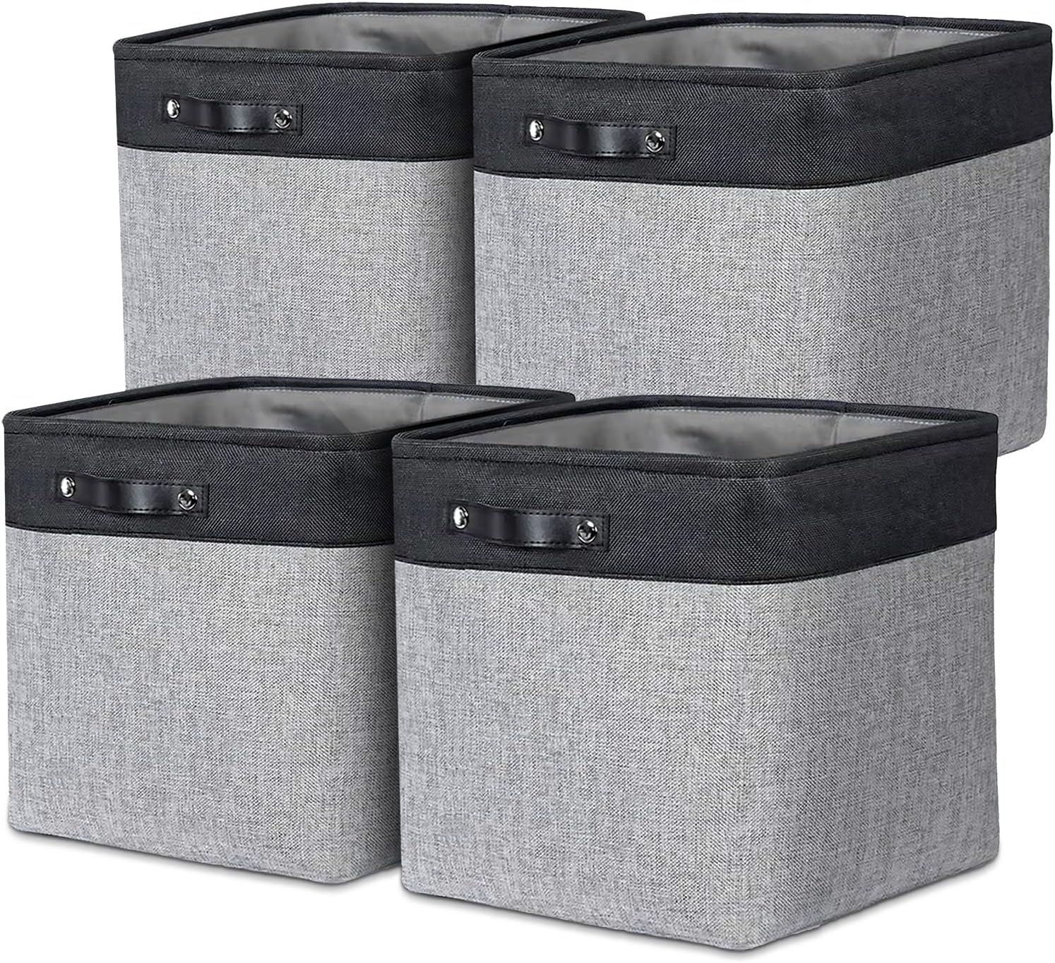 Bidtakay Cube Storage Baskets for Organizing Collapsible