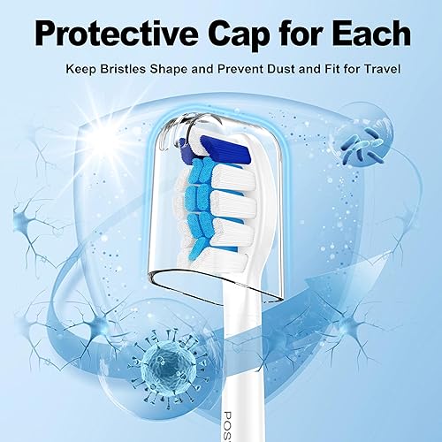 Miniatura 5 de POSWEENR Cabezales de repuesto para cepillos de dientes Philips Sonicare, compatibles con cabezales de cepillo de repuesto Phillips Sonicare,