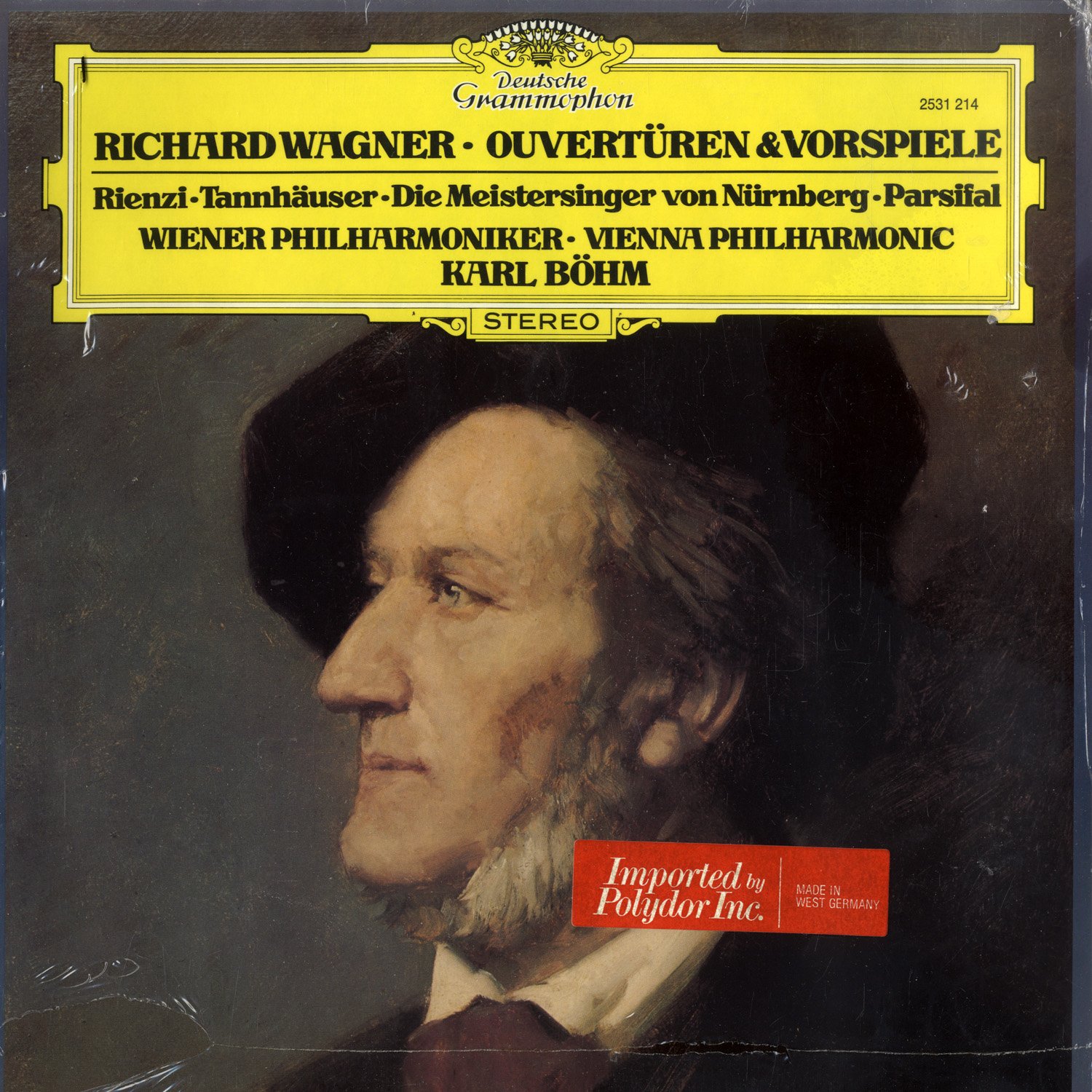 VIENNA ヴィエナ OVERTURE 序章 LP Wagner: Overtures & Preludes - Karl Bohn/Vienna Philharmonic