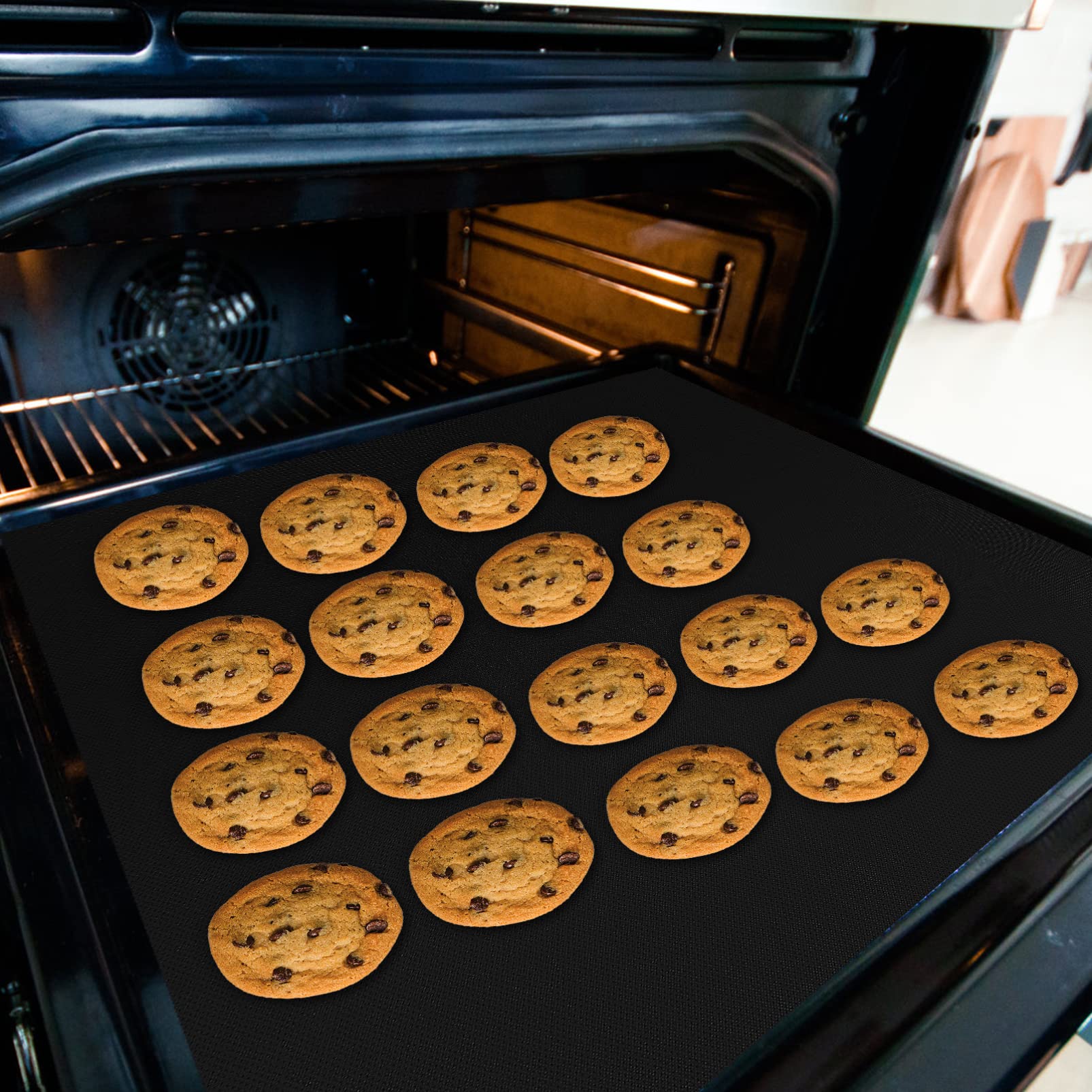 ABOOFAN 9piezas Revestimientos Para Horno Tapetes Antiadherentes Reutilizables Para Base De Estufa De Gas