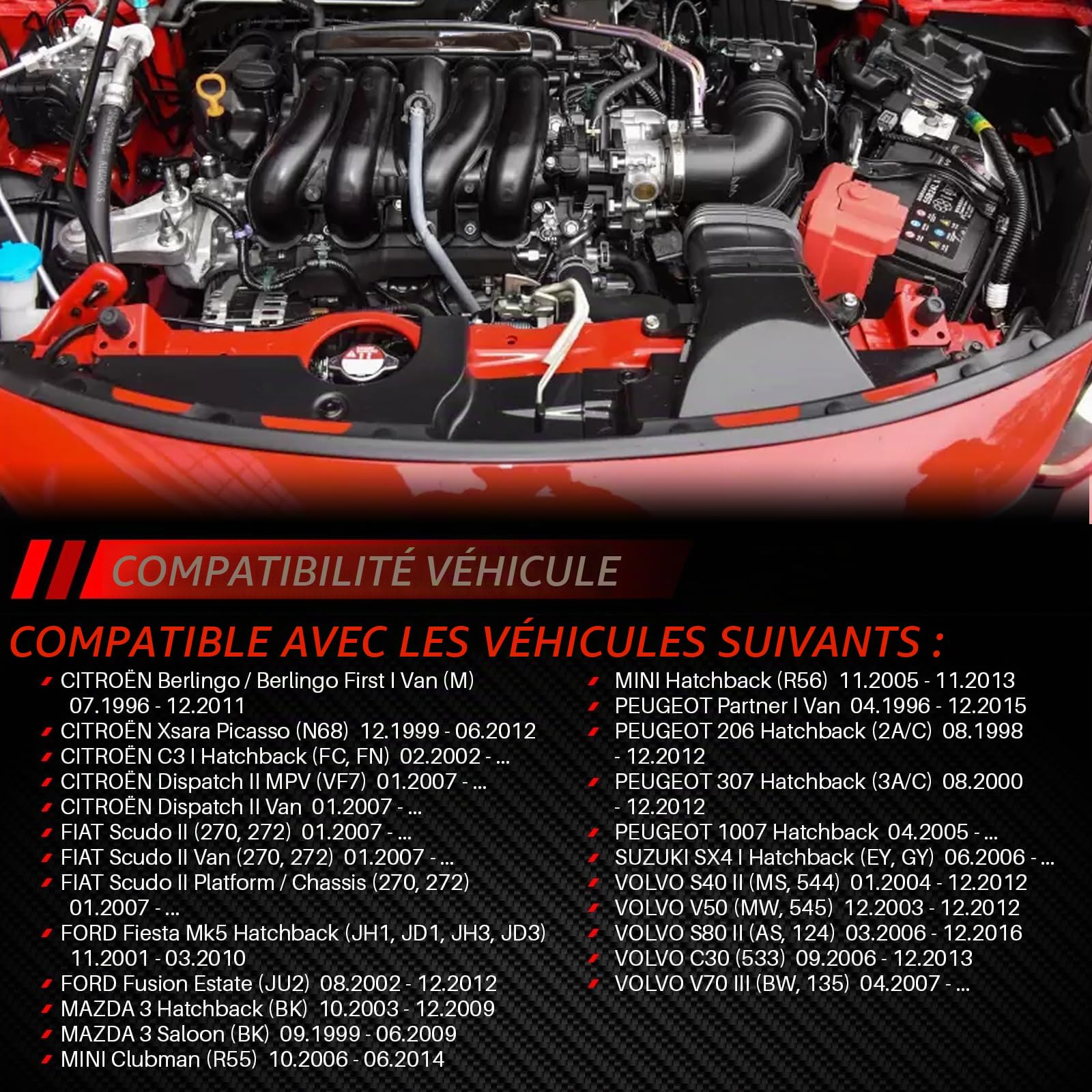 Vanne AGR de rechange pour C-R BERLING-O B9 C3 C4 C5 FIESTA V FOCUS PEU-GEOT 206 307 308 5008 PA-RTNER 1.6 HDi Accessoire de voiture # 1618.59 1618.NR 96493587800800 Référence : 9660. 276280