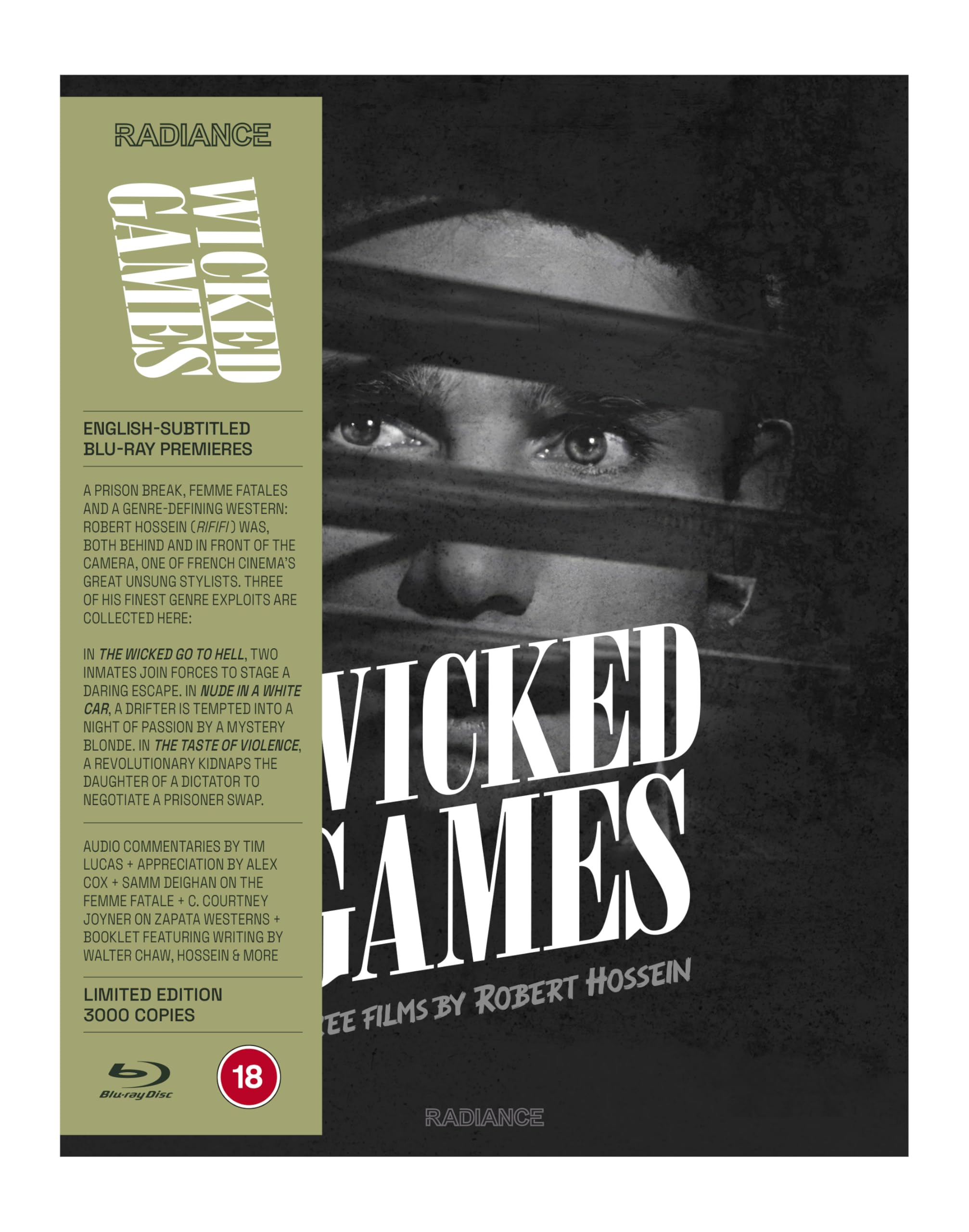 Wicked Games - Three Films by Robert Hossein Limited Edition Blu-Ray