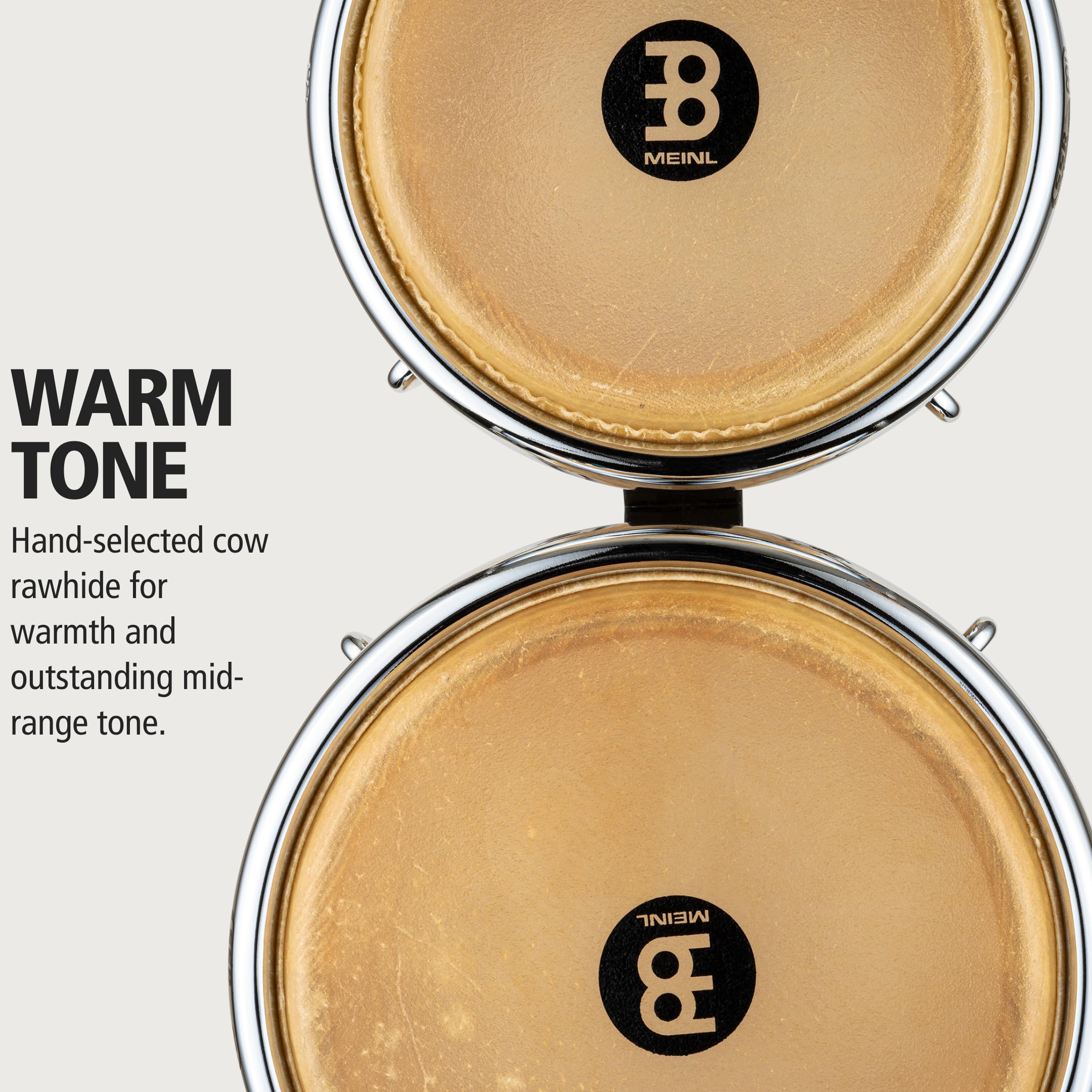 Meinl Percussion CS400AWA-M - Bongo de madera con parche natural