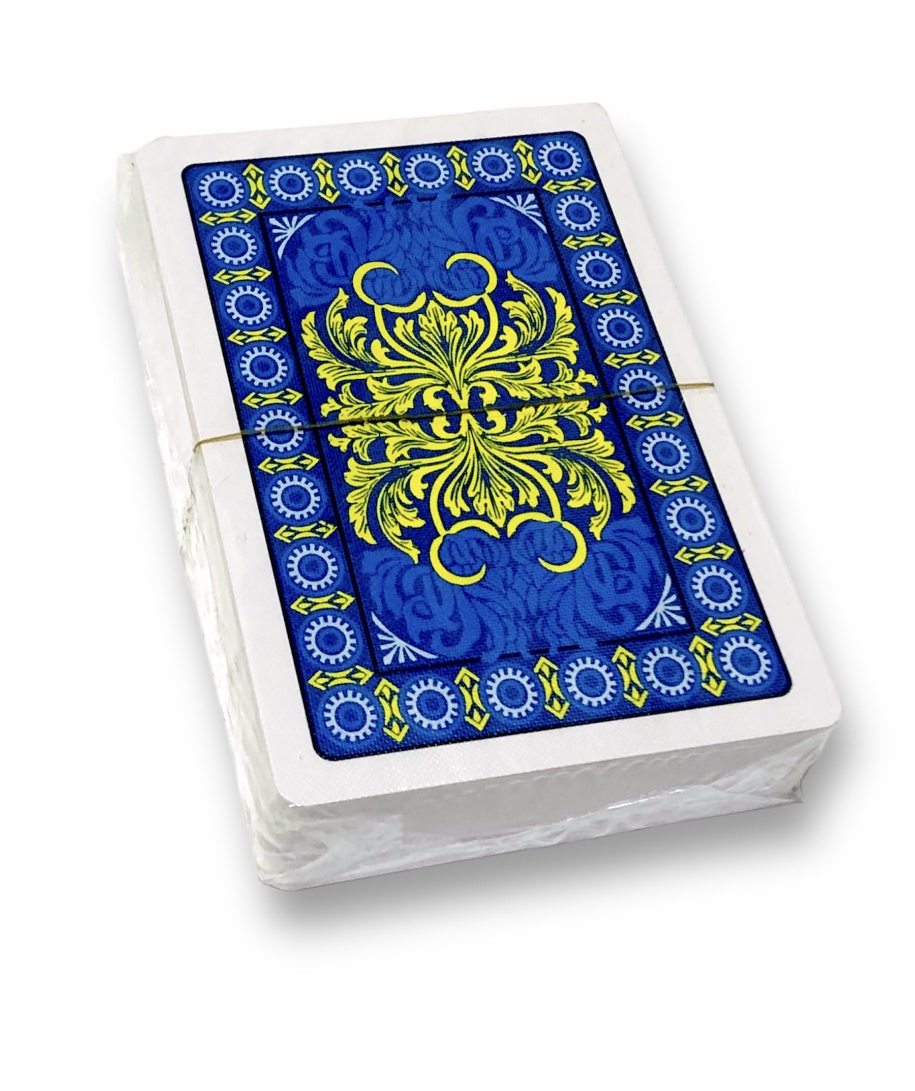 Poker Card Deck Blue Design Non- Toxic Washable, All Plastic Playing Cards