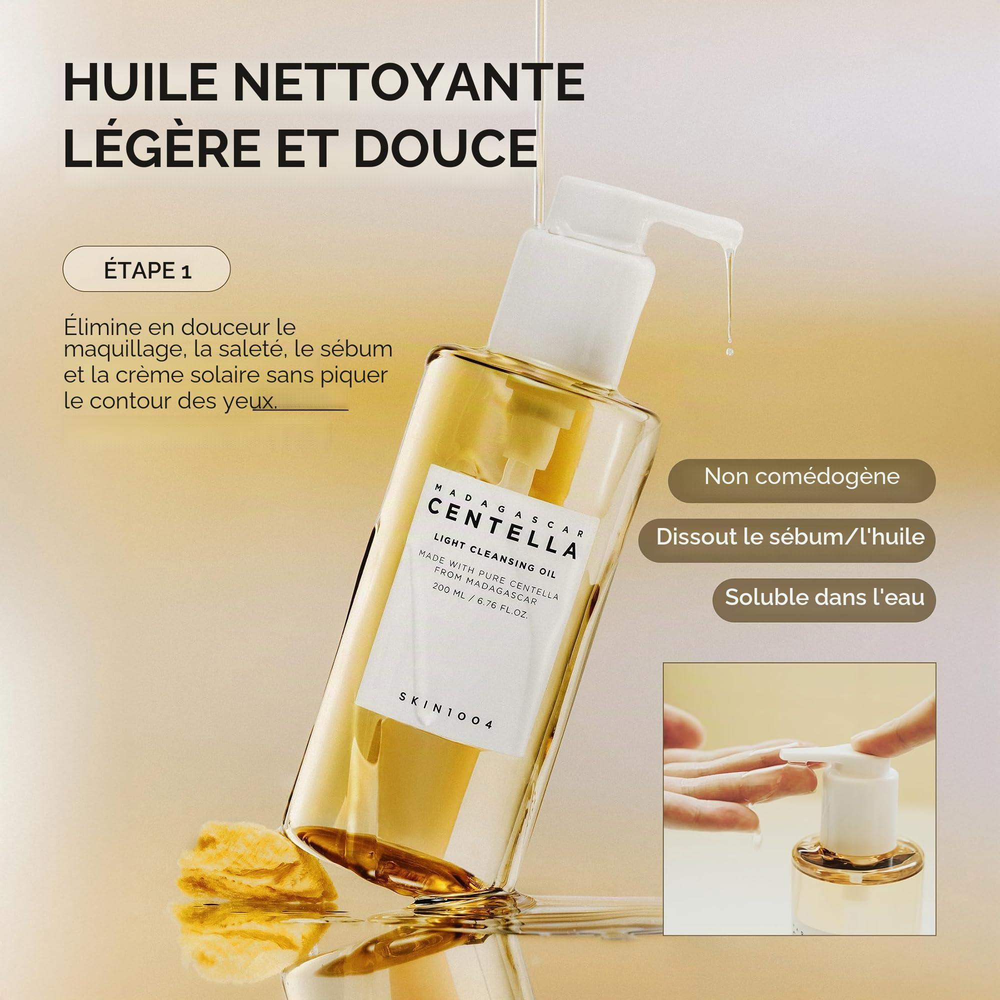 MADAGASCAR CENTELLA DOUBLE CLEANSING DUO SKIN 1004
