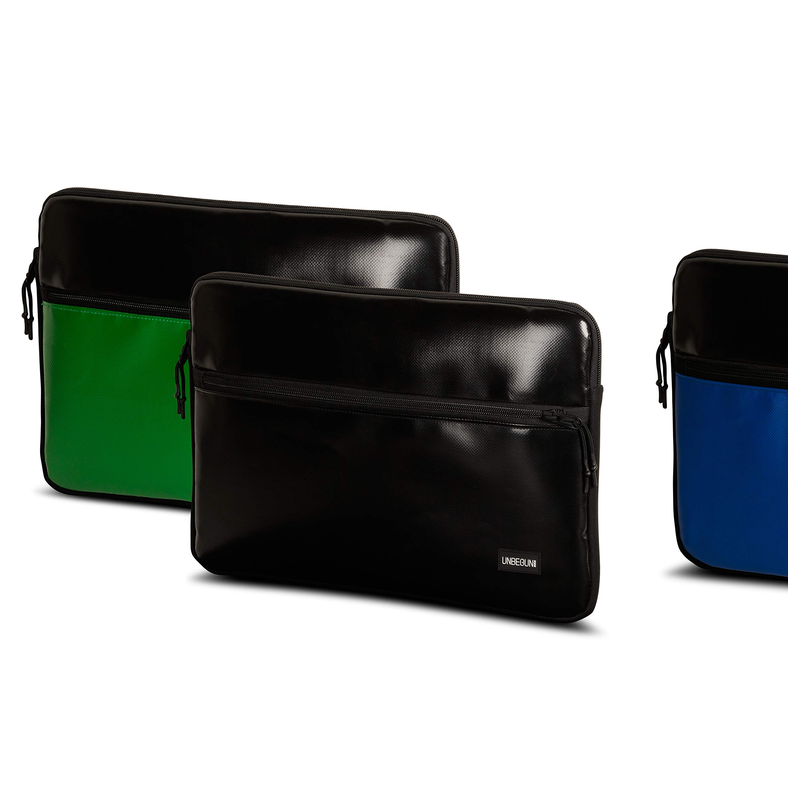 Custodia per MacBook Pro 13 con scomparto (dal tessuto upcycled) - Nero eco laptop Sleeve per MacBook Pro 13" (2018/2019/2020)