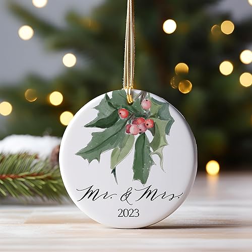 Miniatura 6 de Custom Ceramic Christmas Ornaments (Photo + Year)