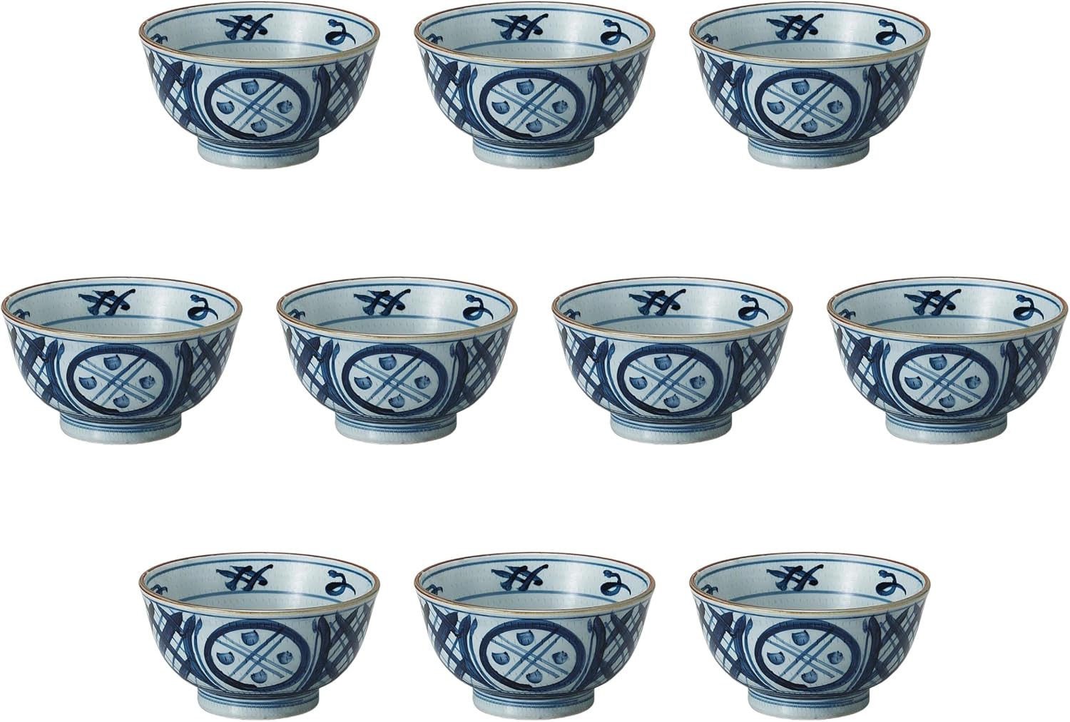 前畑陶器 庫山 御碗揃 吉祥文様 蓋付 小丼 丼 煮物碗 花 青海波 菊 梅