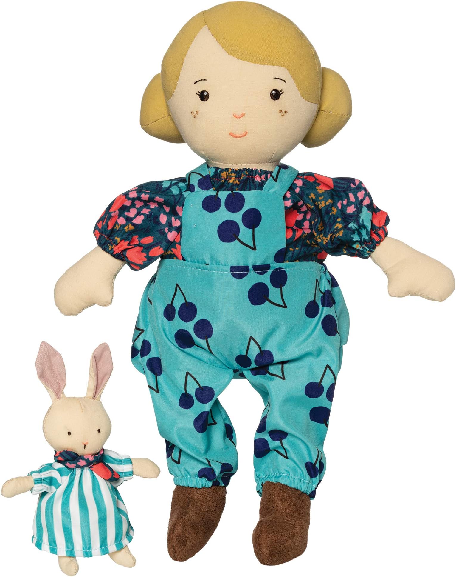 Manhattan Toy Playdate Friends Ollie Machine Washable and Dryer Safe 35.56cm Doll with Companion Stuffed Animal