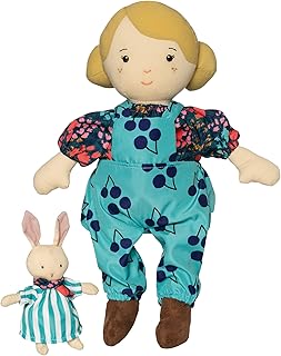 Manhattan Toy Playdate Friends Ollie Machine Washable and Dryer Safe 14 Inch Doll with Companion Stuffed Animal
