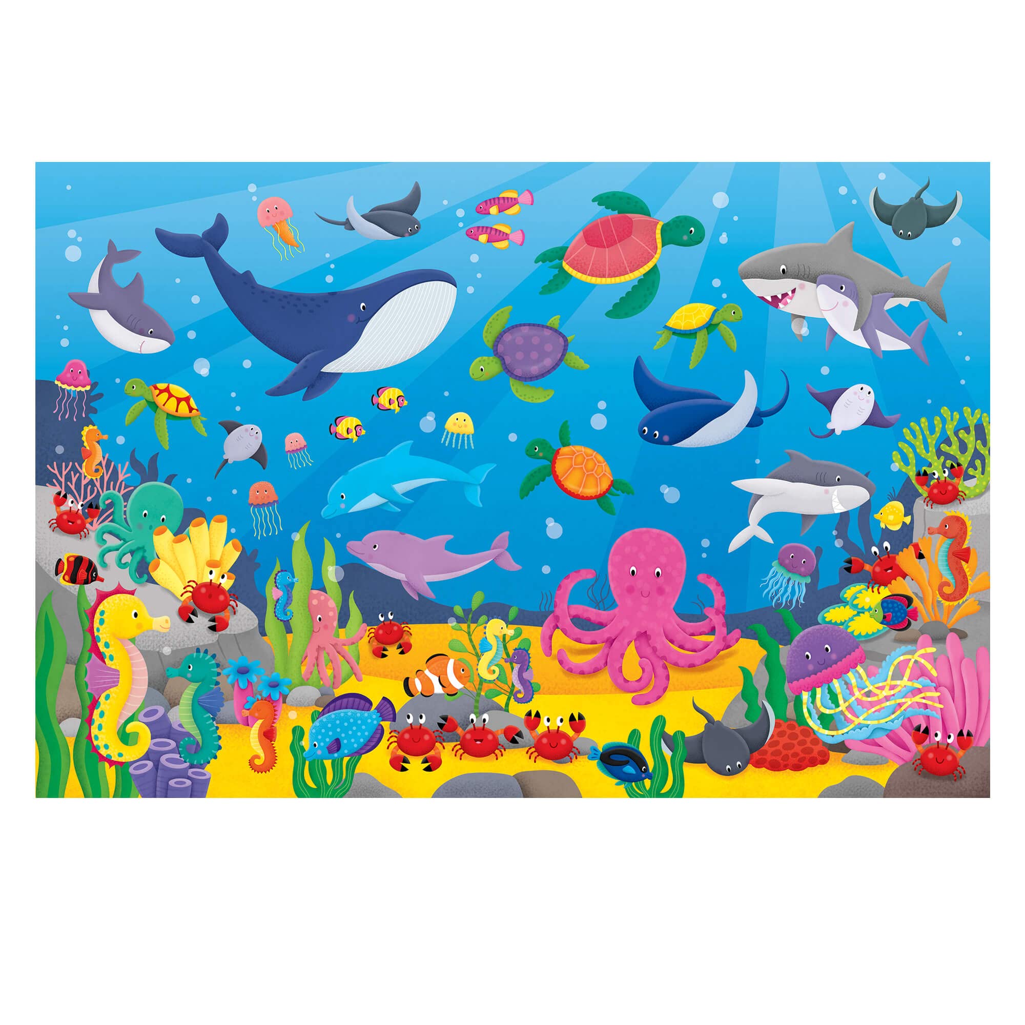 Galt Toys, Giant Floor Puzzle - Counting Creatures, Floor Puzzles for Kids, Ages 3 Years Plus