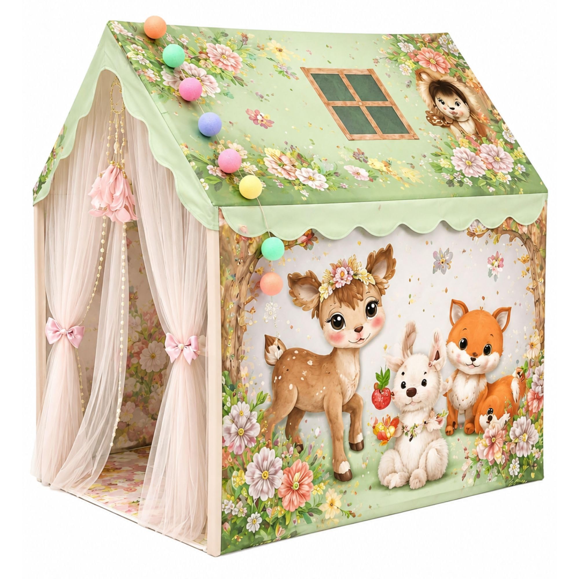 Candy Play Tent House for Kids - Foldable & Easy Setup -22