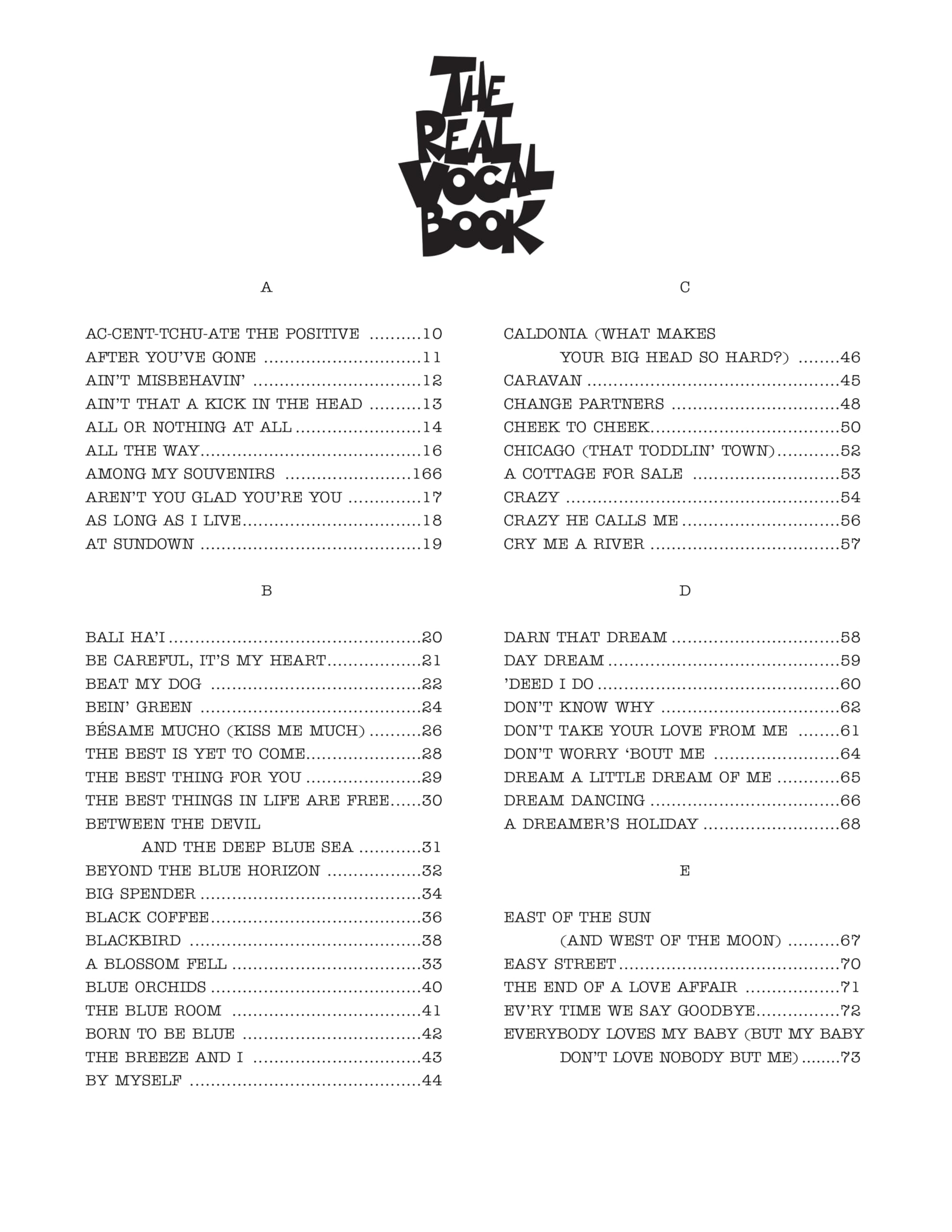 The Real Vocal Book - Volume II : Low Voice: 2