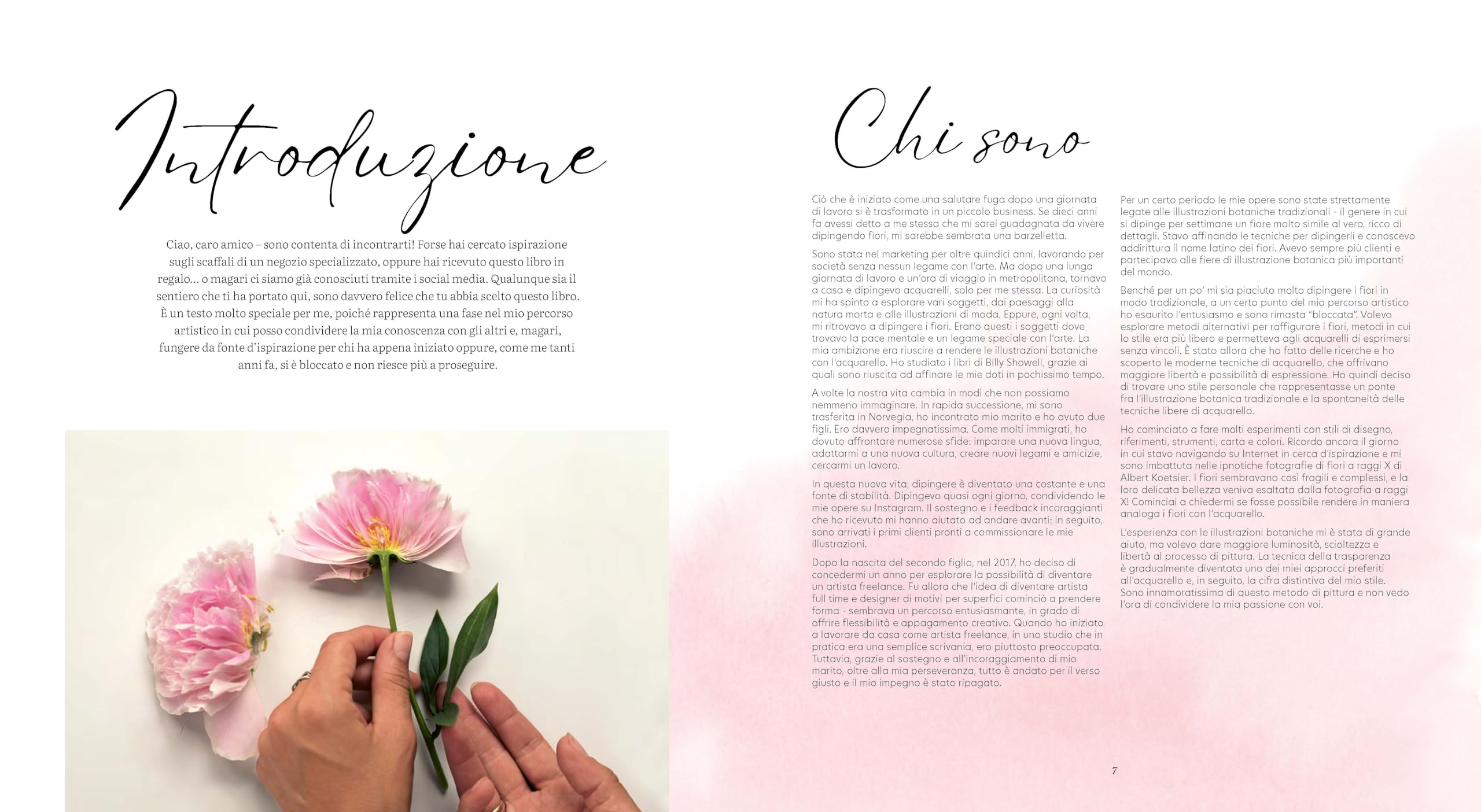 Come dipingere fiori trasparenti con l’acquarello