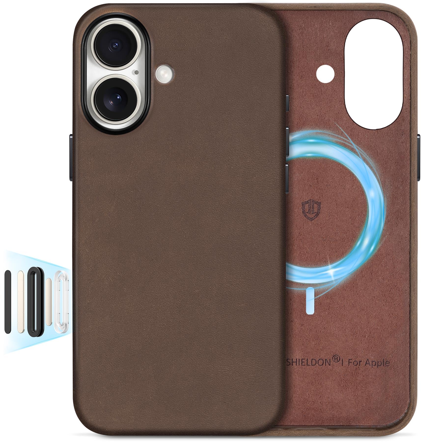 Coque iPhone 16 magnétique antichoc Shieldon étui compatible induction