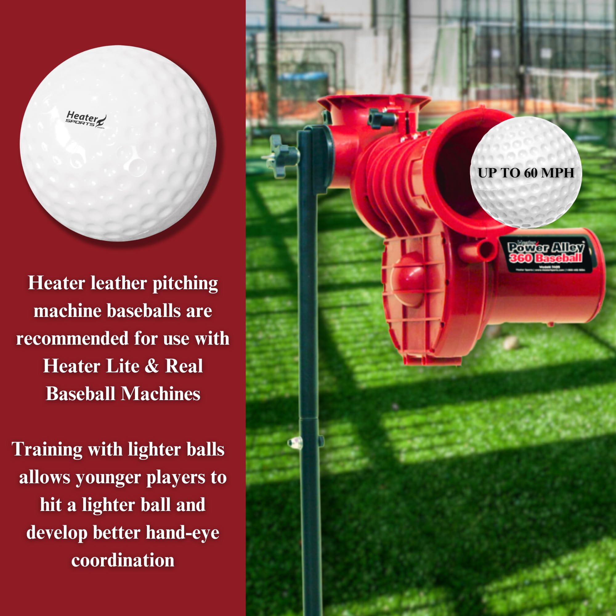 JUGS BP1 Combo Lance Balle Pour Chien Aazon.co : Heater Sports Power